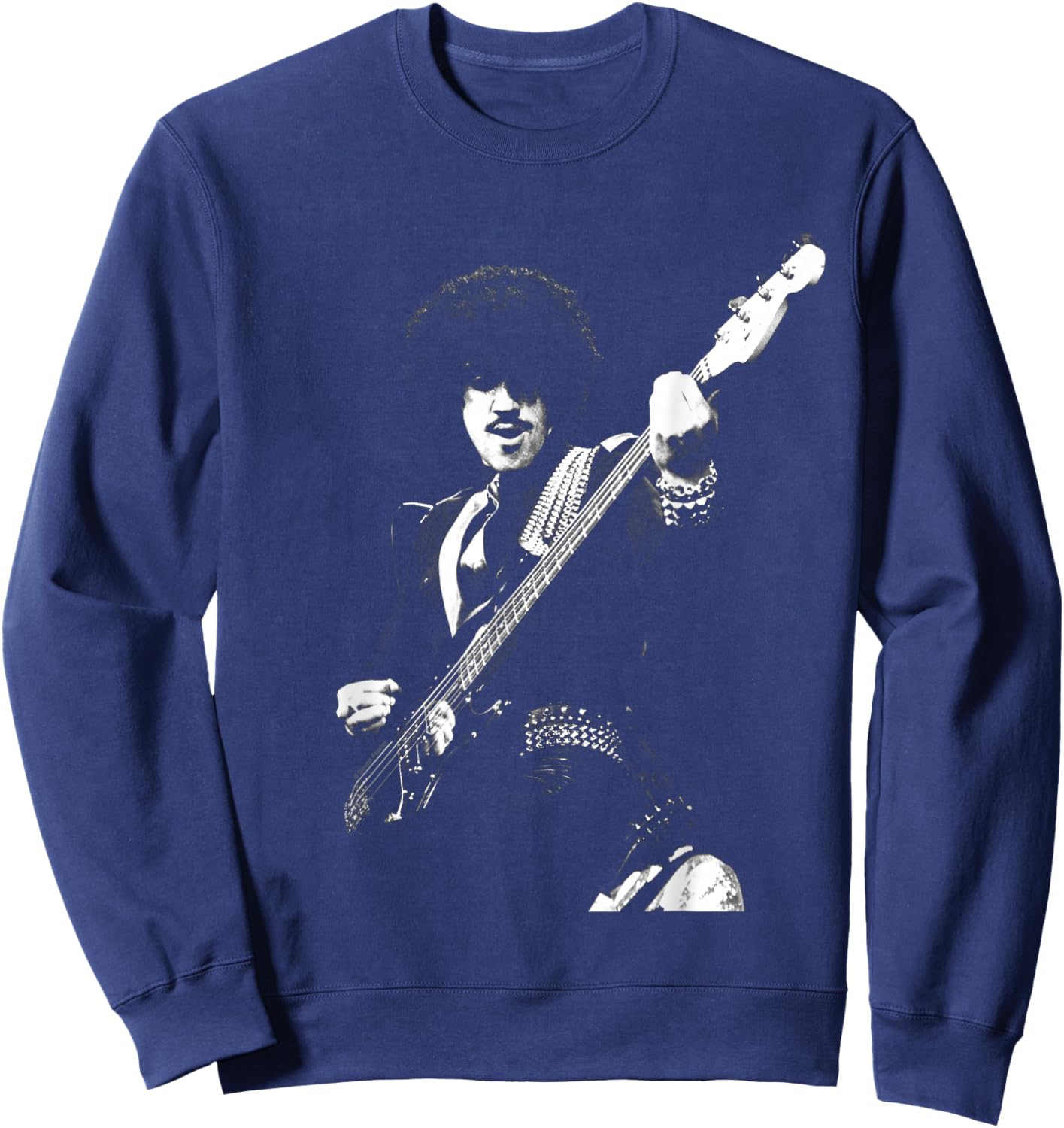 Thin Lizzy Bassist Phil Linot Live by Simon Fowler Sweatshirt - Sweatshirt | Navy