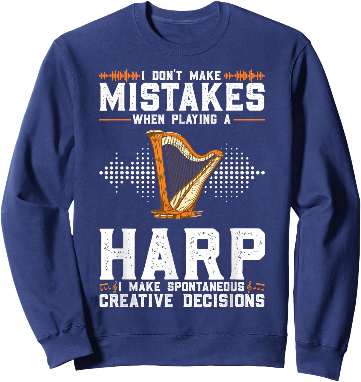 Harp Sweatshirt - Sweatshirt | Navy