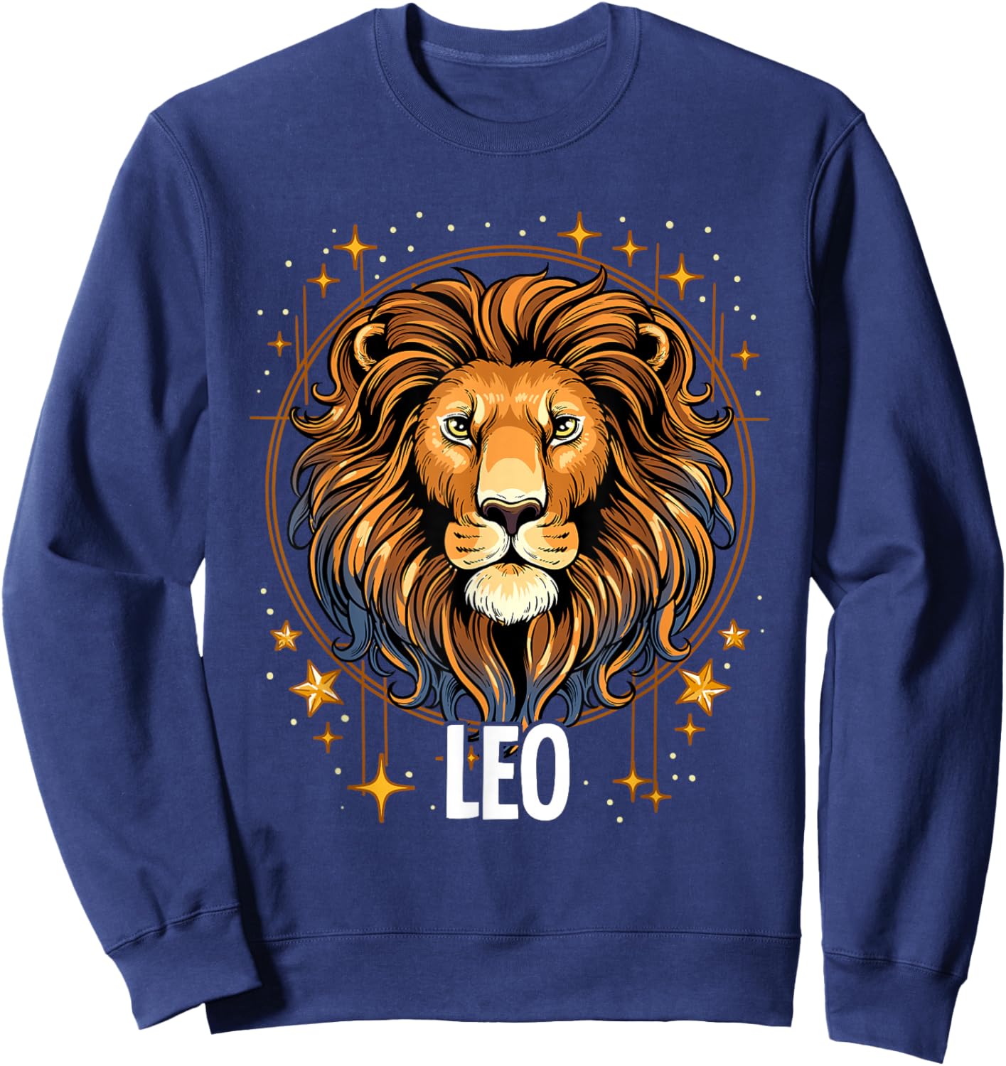 Leo Zodiac Sign Sweatshirt - Sweatshirt | Navy