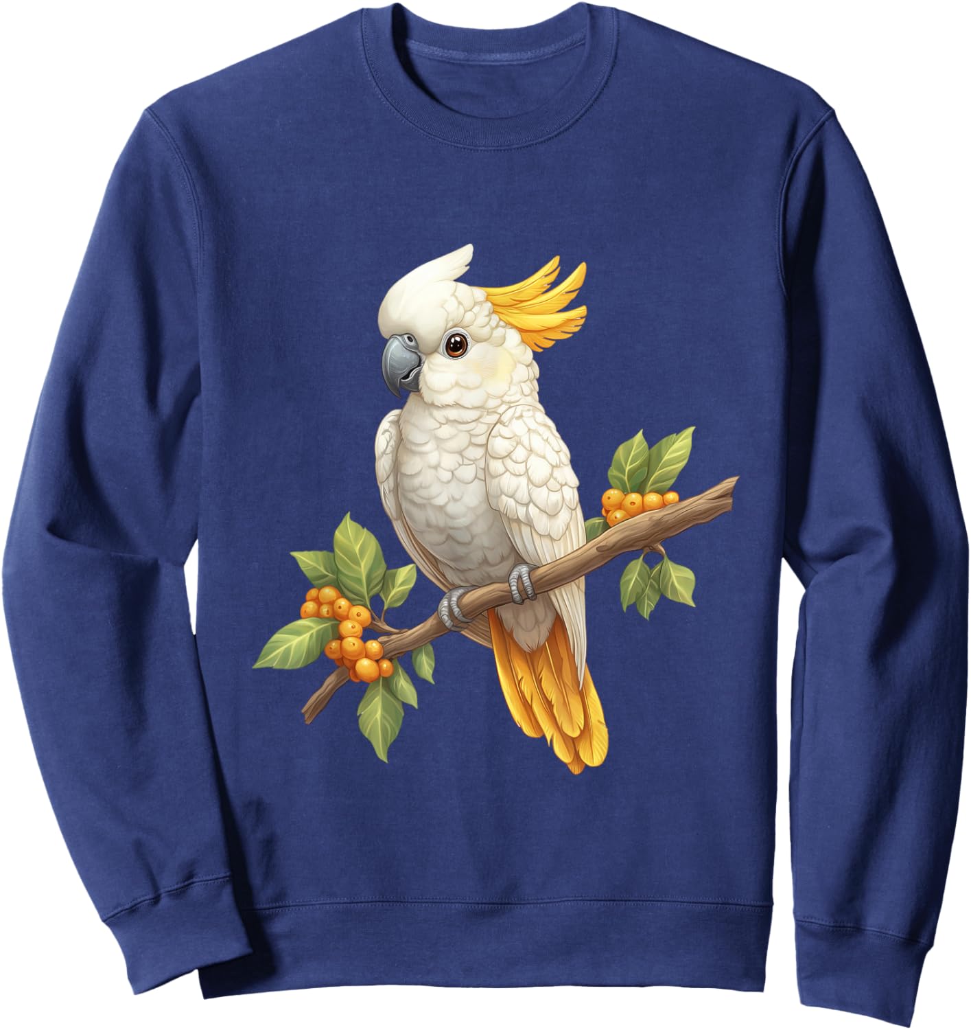 Sulphur-Crested Cockatoo Sweatshirt - Sweatshirt | Navy