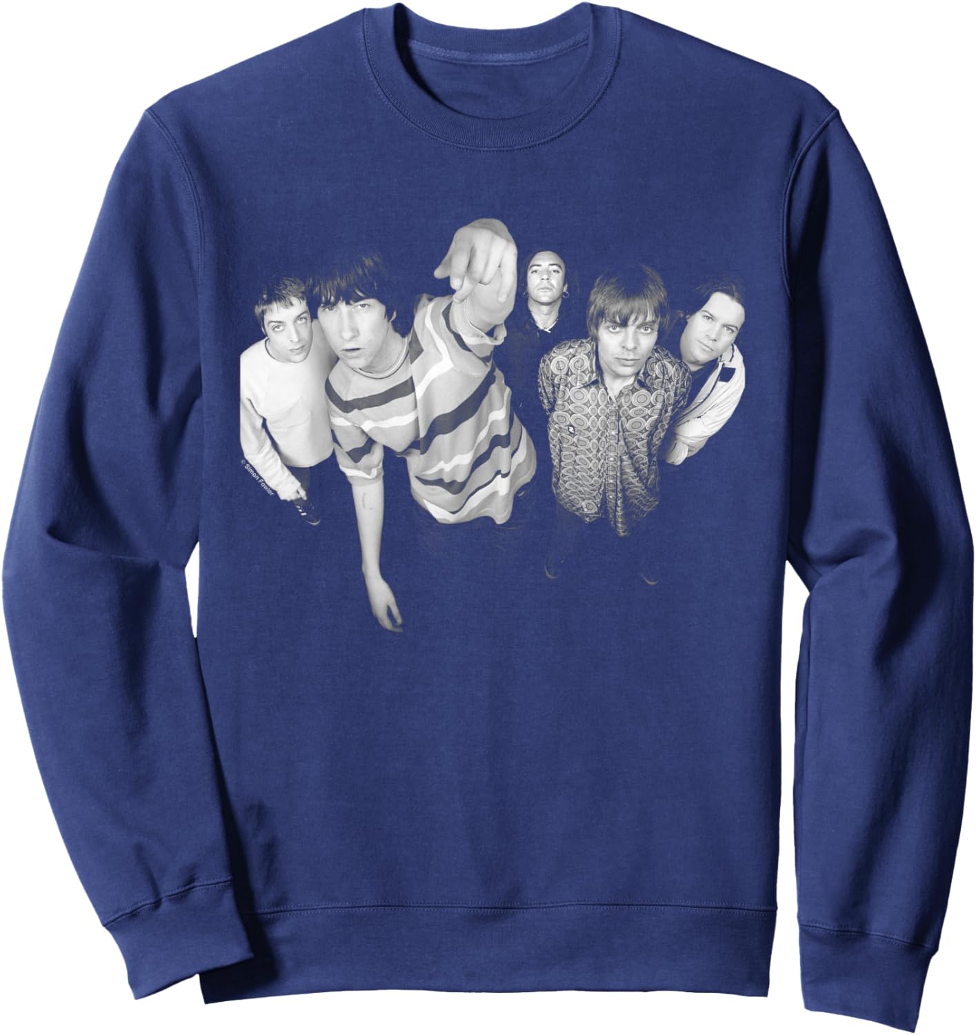 Primal Scream Band Photo By Simon Fowler Sweatshirt - Sweatshirt | Navy