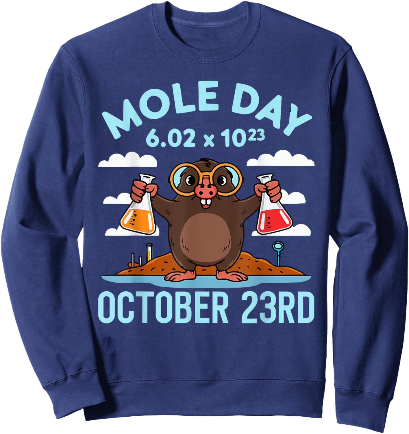 National Mole Day Animal Mammal Mole Whisperer Sweatshirt - Sweatshirt | Navy