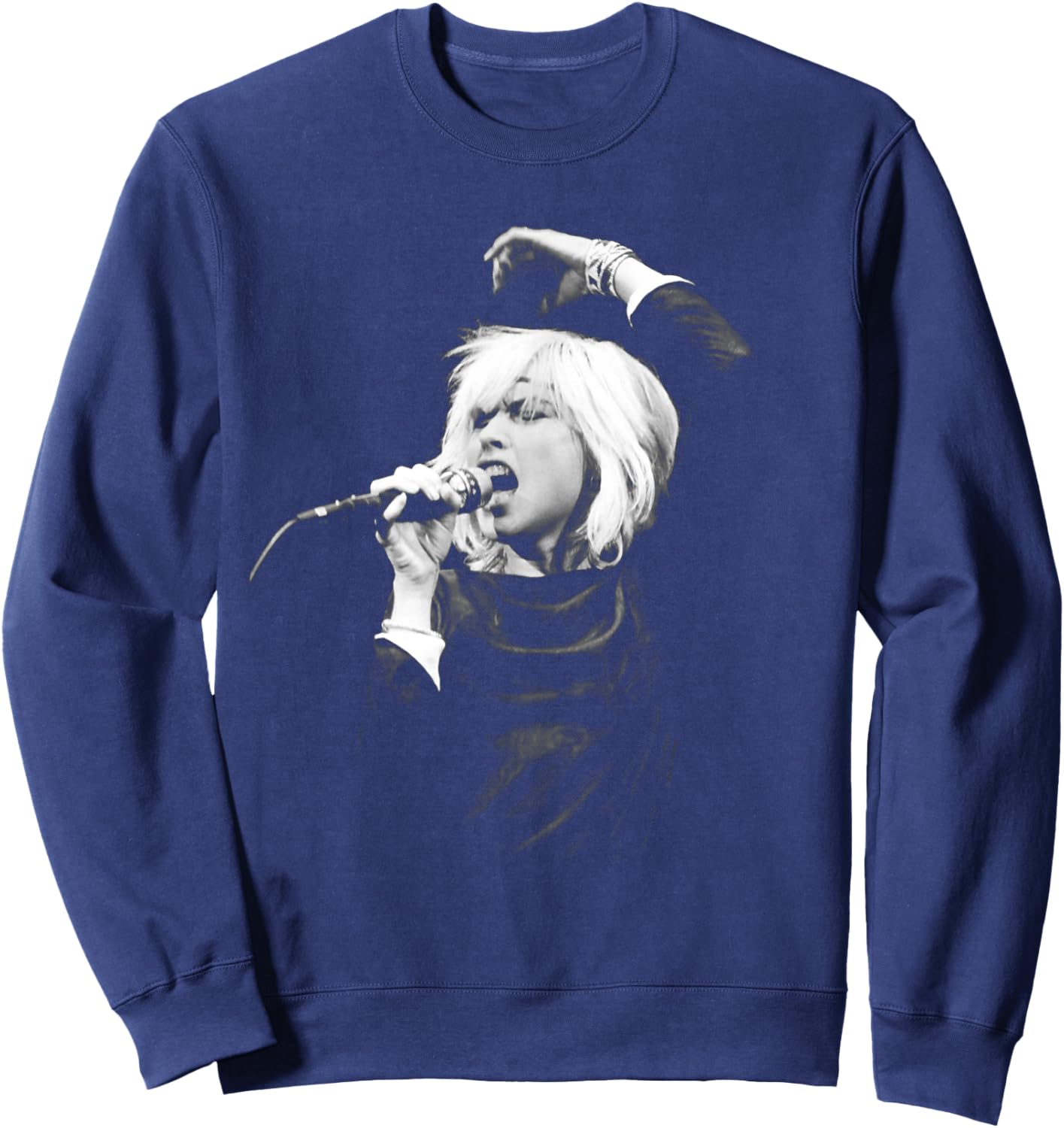 Debbie Harry Blondie Live By Simon Fowler Sweatshirt - Sweatshirt | Navy