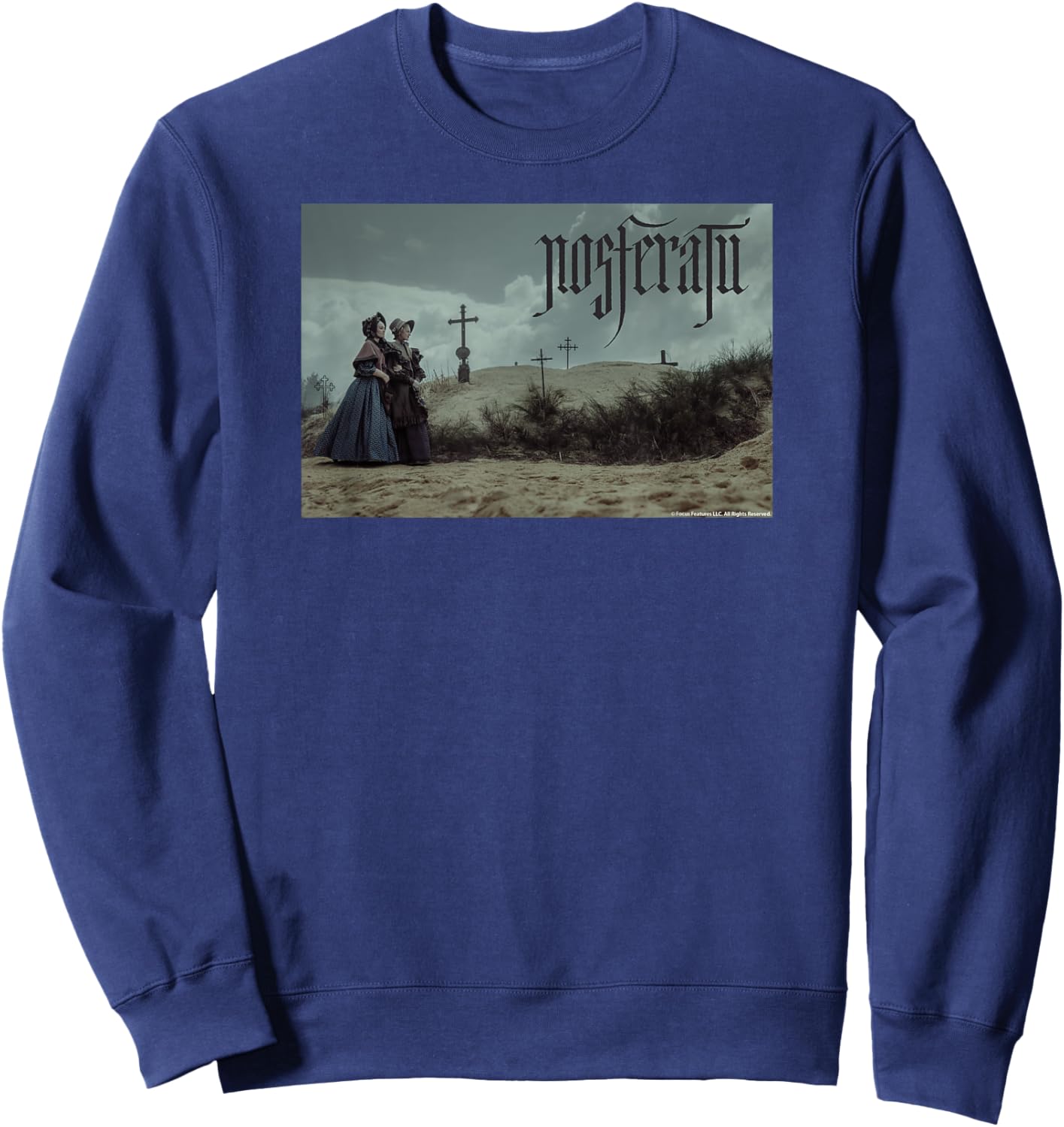 Nosferatu Graveyard Walk Sweatshirt - Sweatshirt | Navy