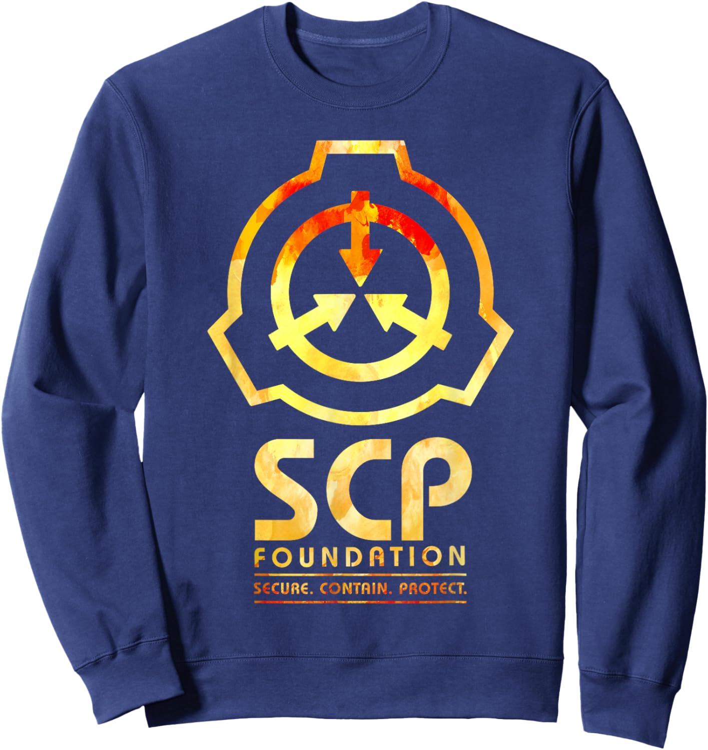 SCP Foundation | Secure Contain Protect | Paranormal SCP Sweatshirt - Sweatshirt | Navy