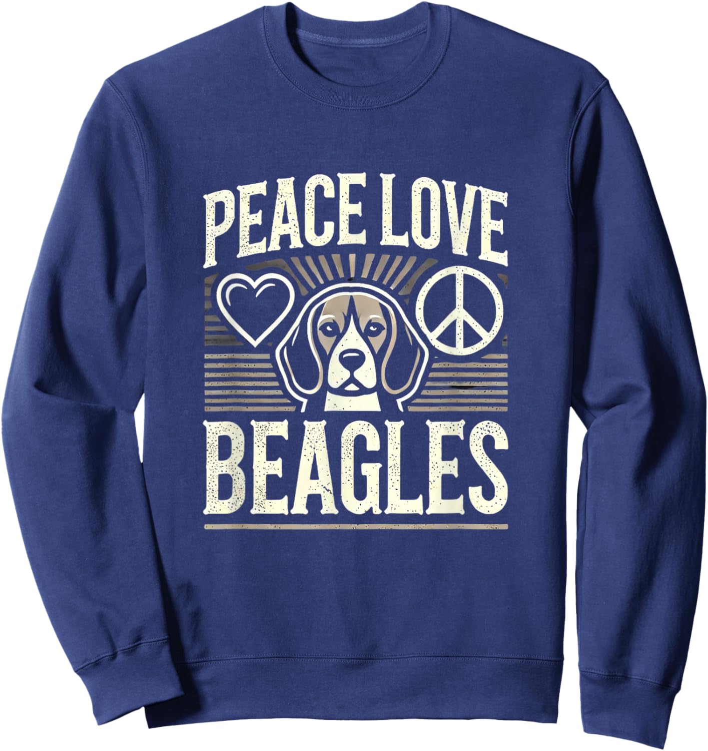 Beagle Shirt Girls Women Beagles Lover Beagle Sweatshirt - Sweatshirt | Navy