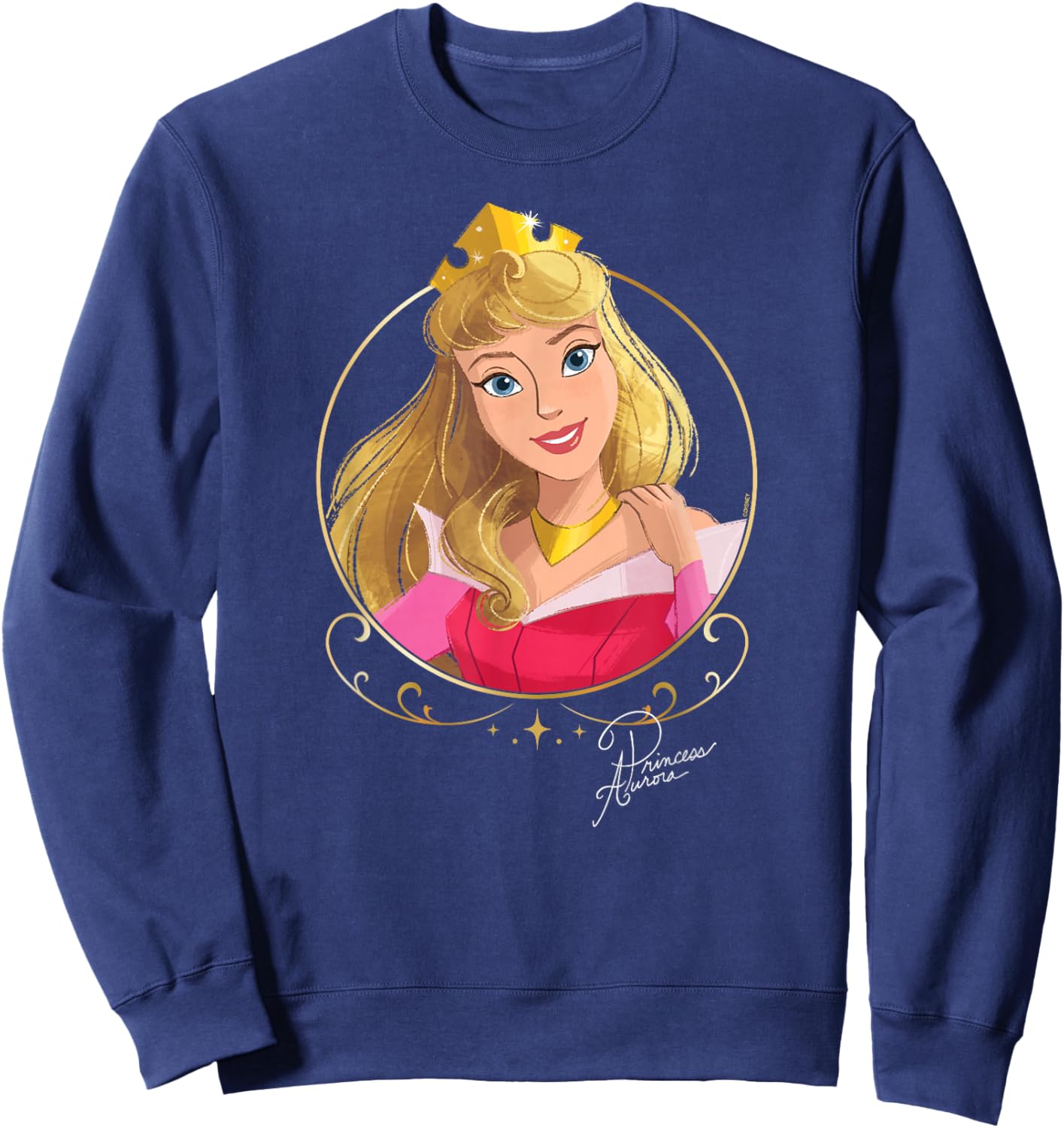 Disney Princess Royalty Group Matching Aurora 2-Sided Sweatshirt - Sweatshirt | Navy
