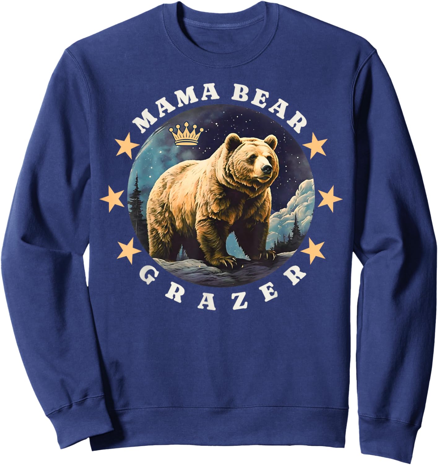 Mama Bear Grazer Sweatshirt - Sweatshirt | Navy