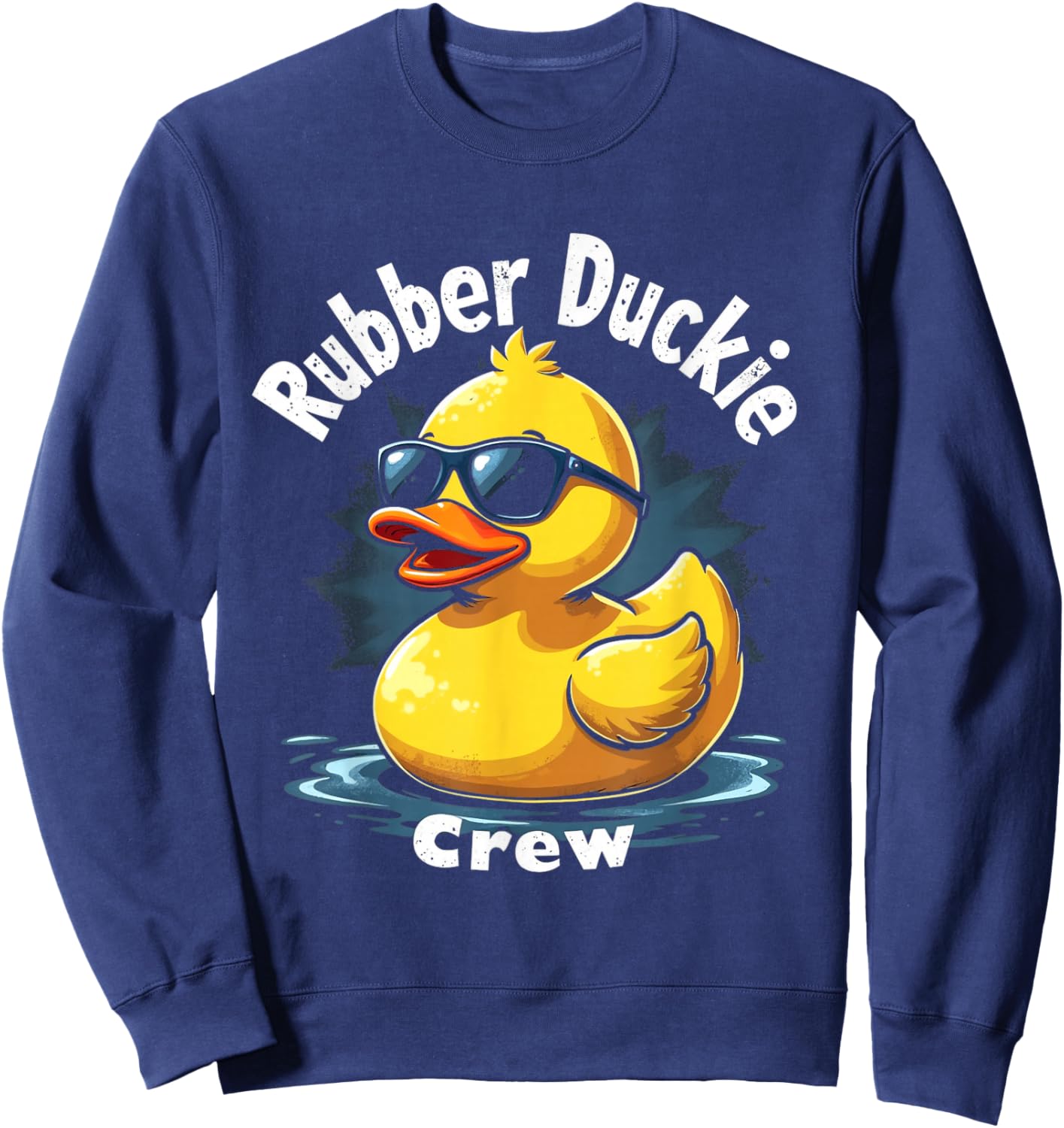 Rubber Duckie Crew Rubber Duck Sweatshirt - Sweatshirt | Navy