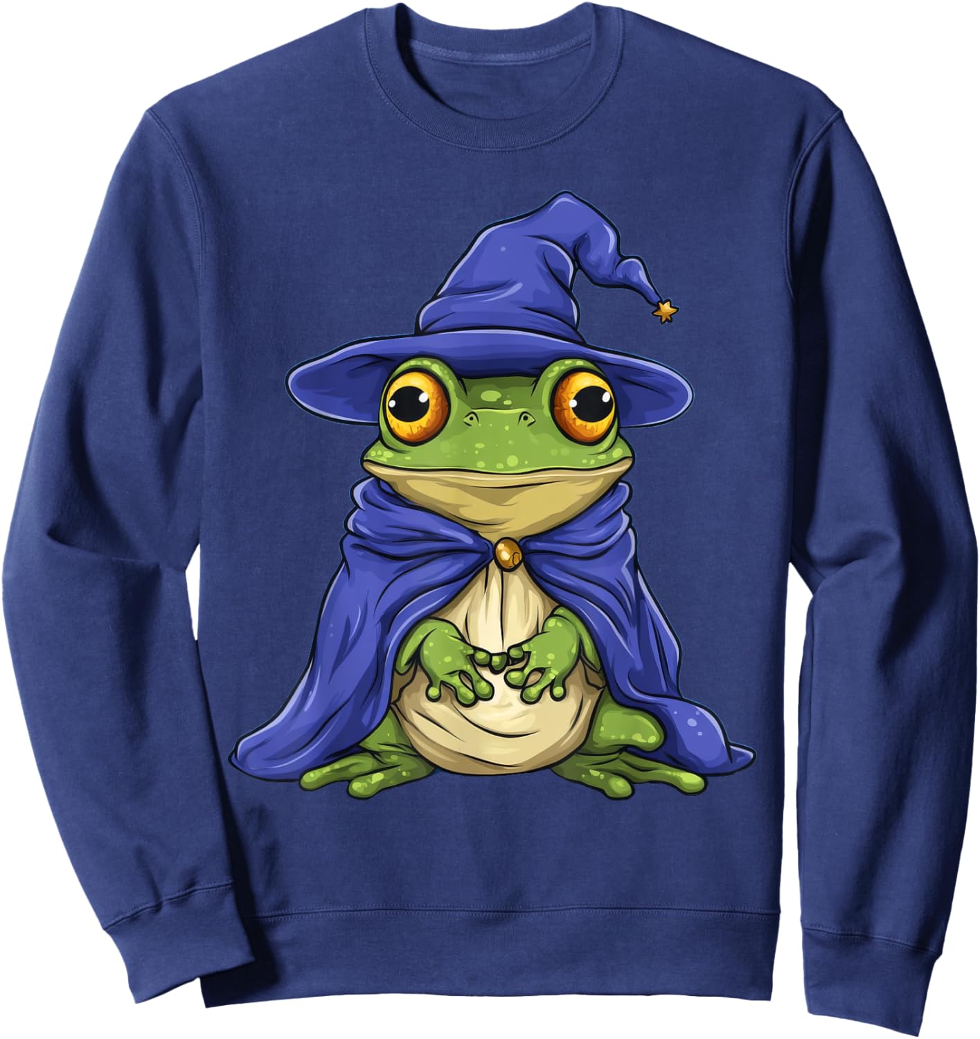 Frog Wizard Fantasy Sweatshirt - Sweatshirt | Navy