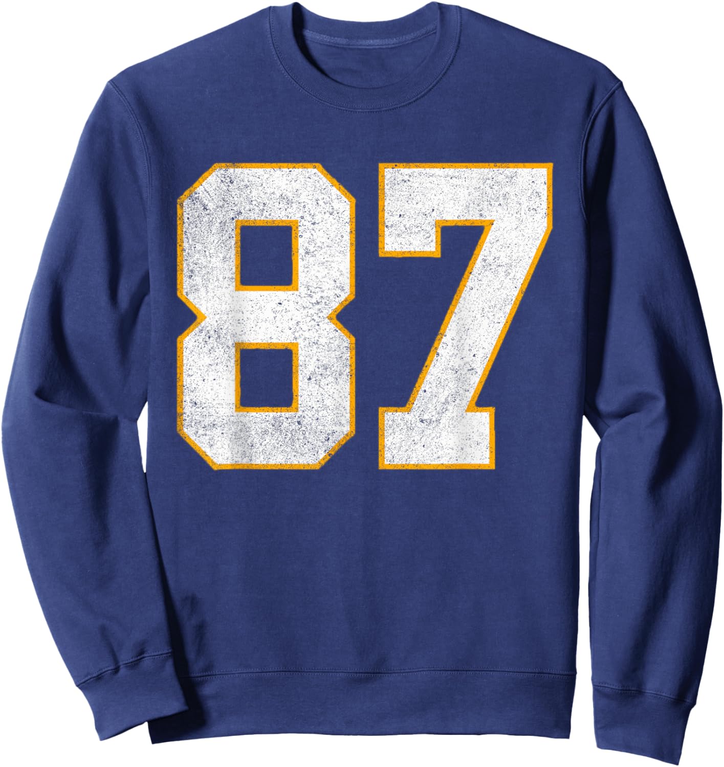 In My Number 87 Era Vintage Retro Sweatshirt - Sweatshirt | Navy
