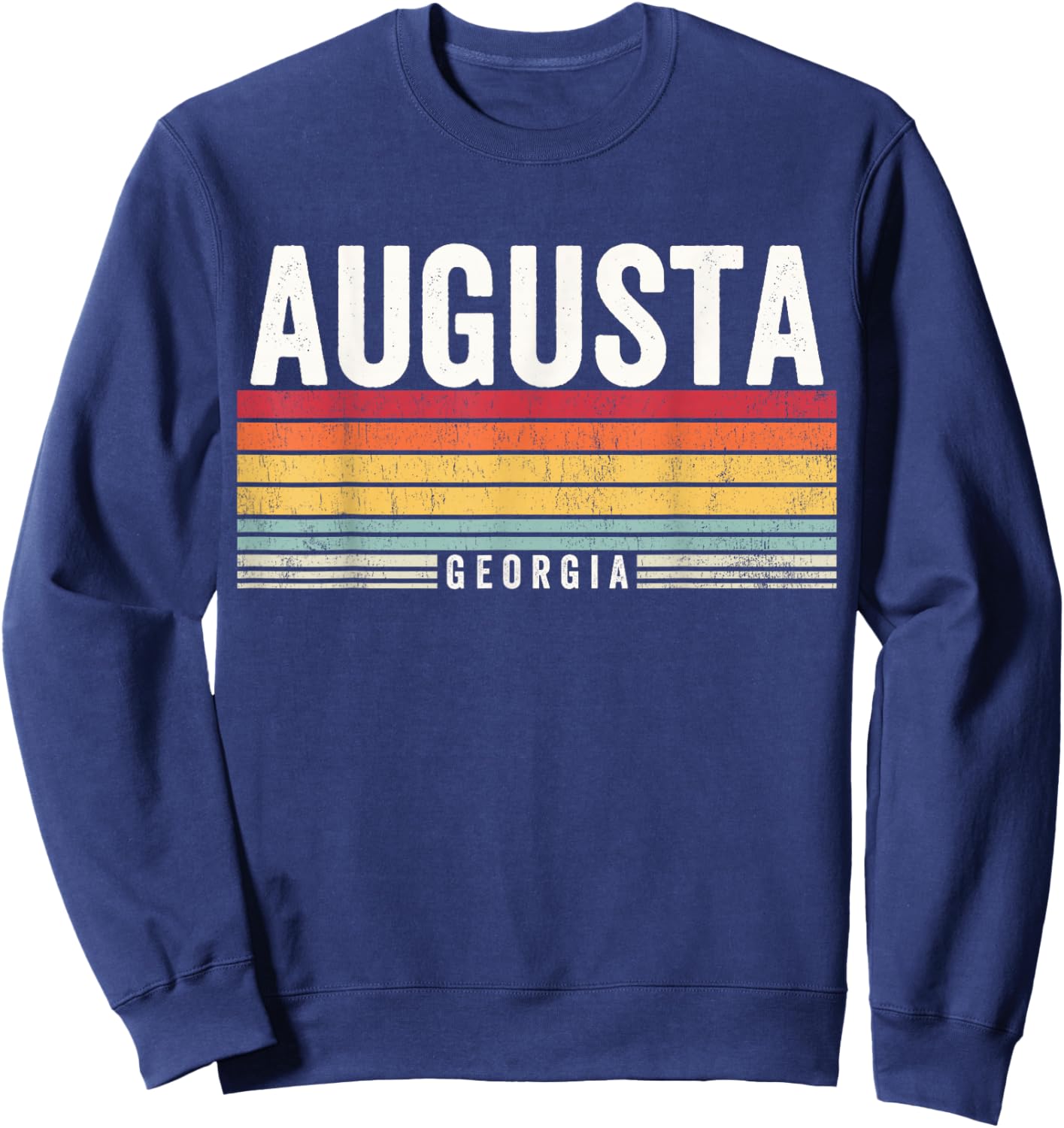 Augusta Georgia Vintage Sunset, Augusta Georgia, Augusta Sweatshirt - Sweatshirt | Navy