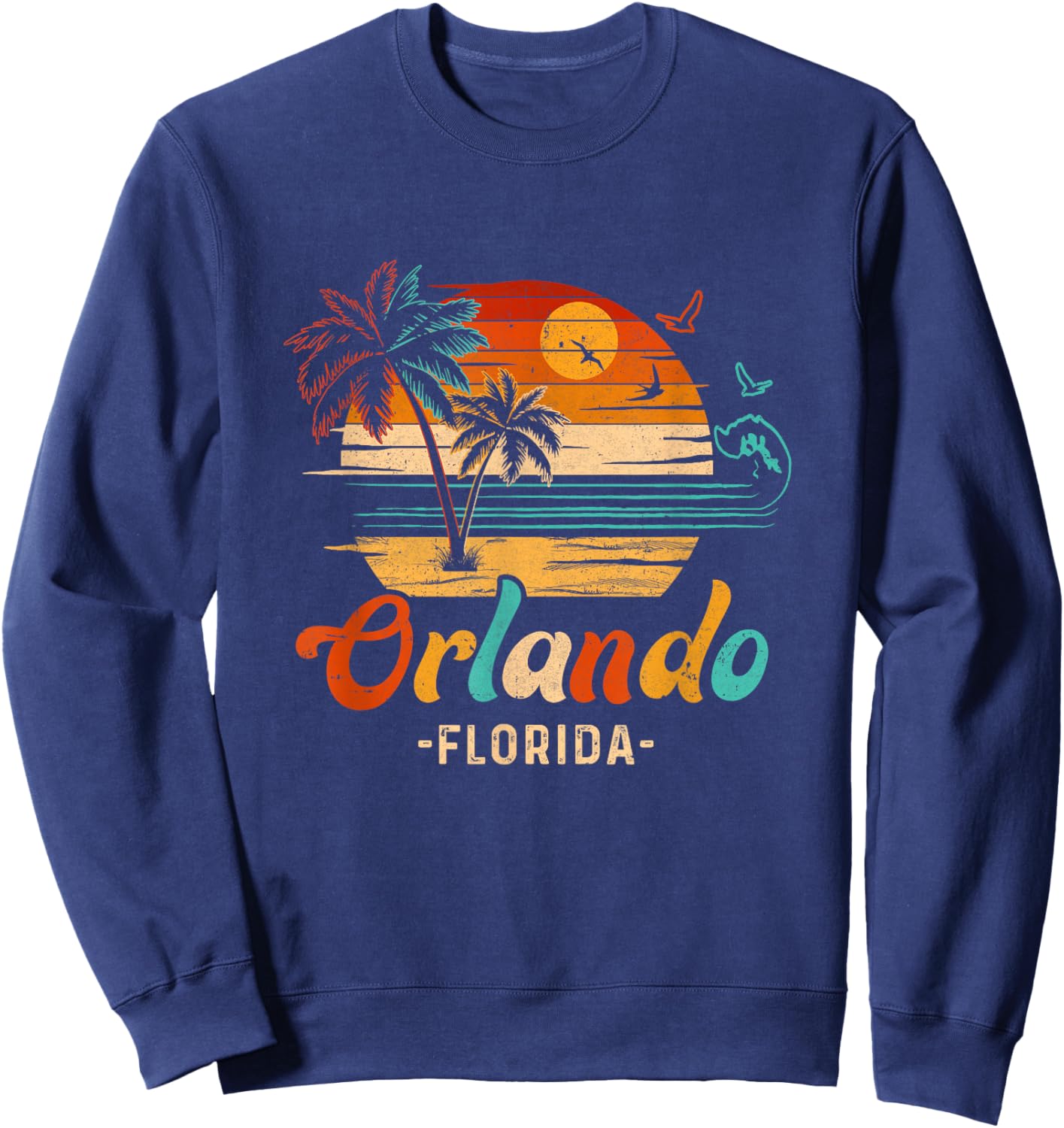 Orlando Florida Vacation 2026 Matching Family Group Sweatshirt - Sweatshirt | Navy