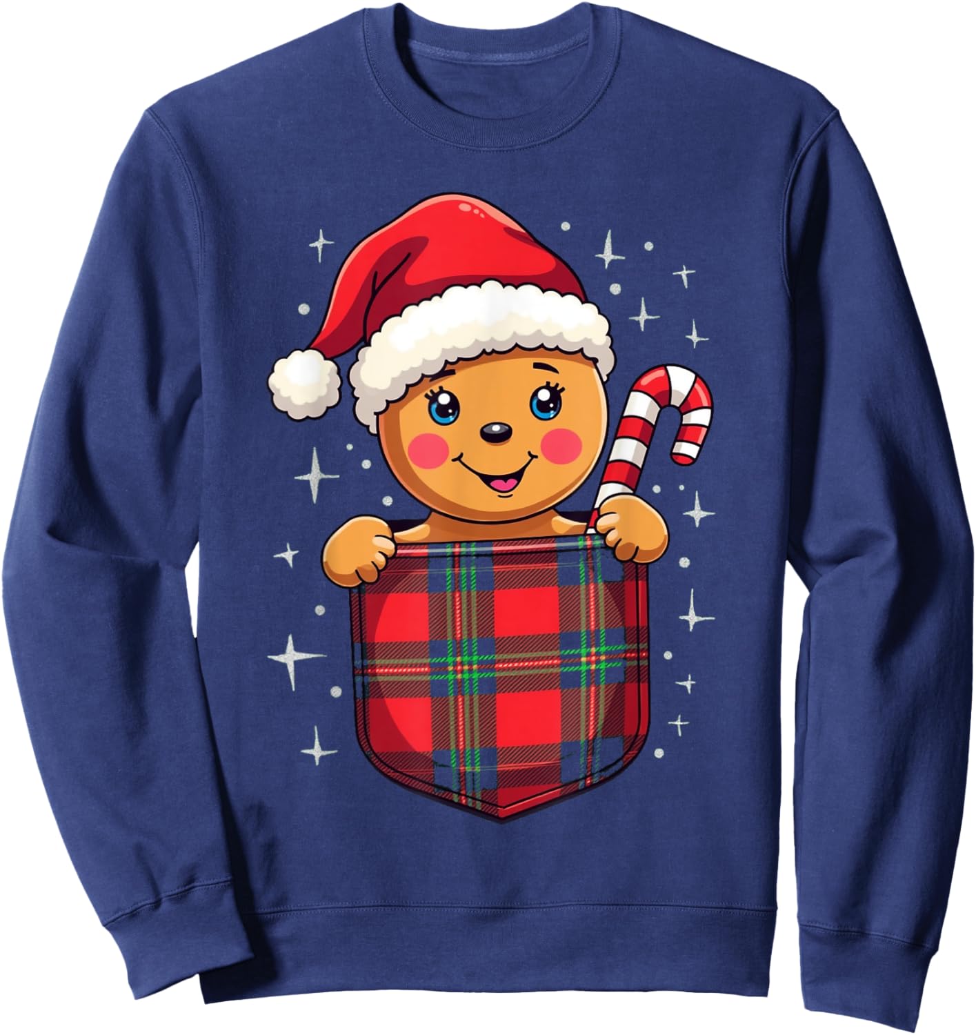 Christmas Gingerbread Sweatshirt - Sweatshirt | Navy