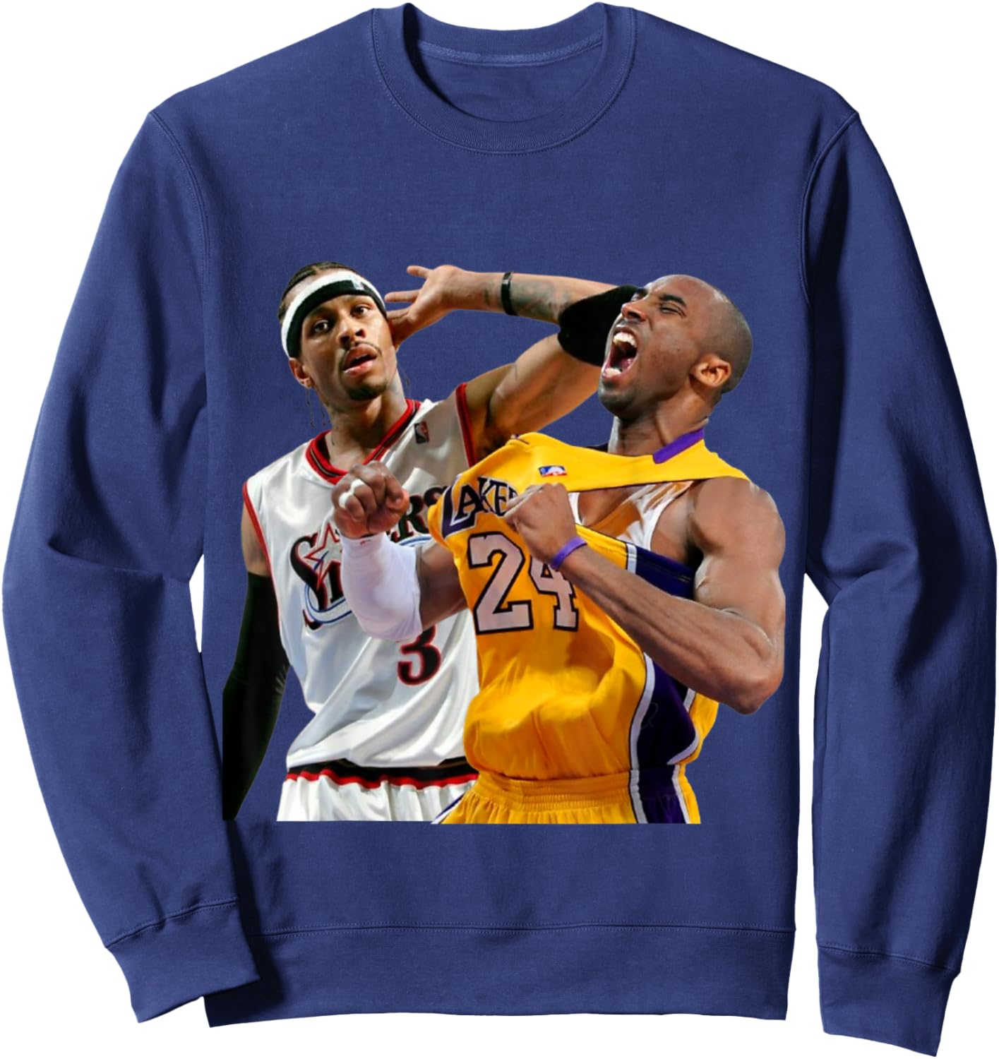 Basketball Stars Legends Vintage Retro Shirt Sweatshirt - Sweatshirt | Navy
