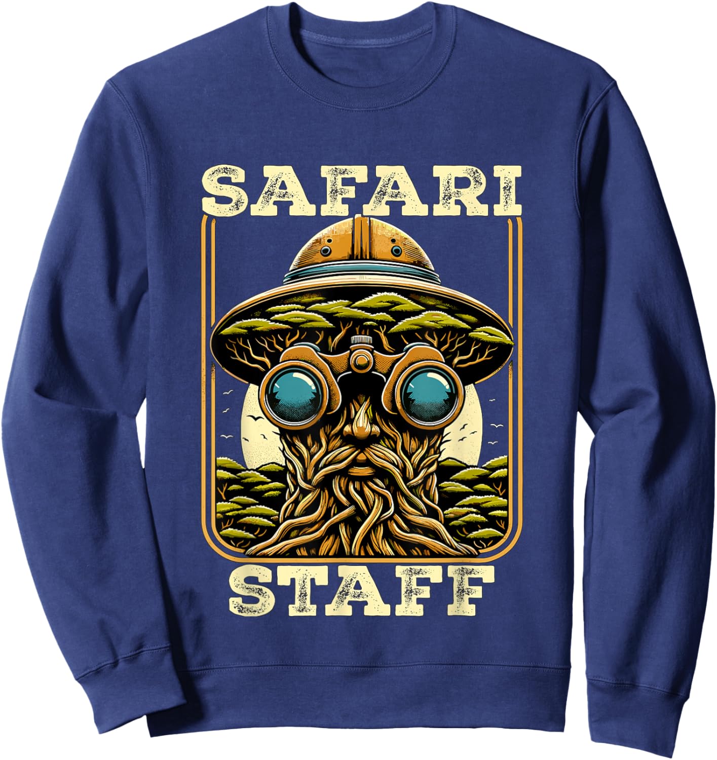 Safari Staff Tour Guide Zookeeper Sweatshirt - Sweatshirt | Navy
