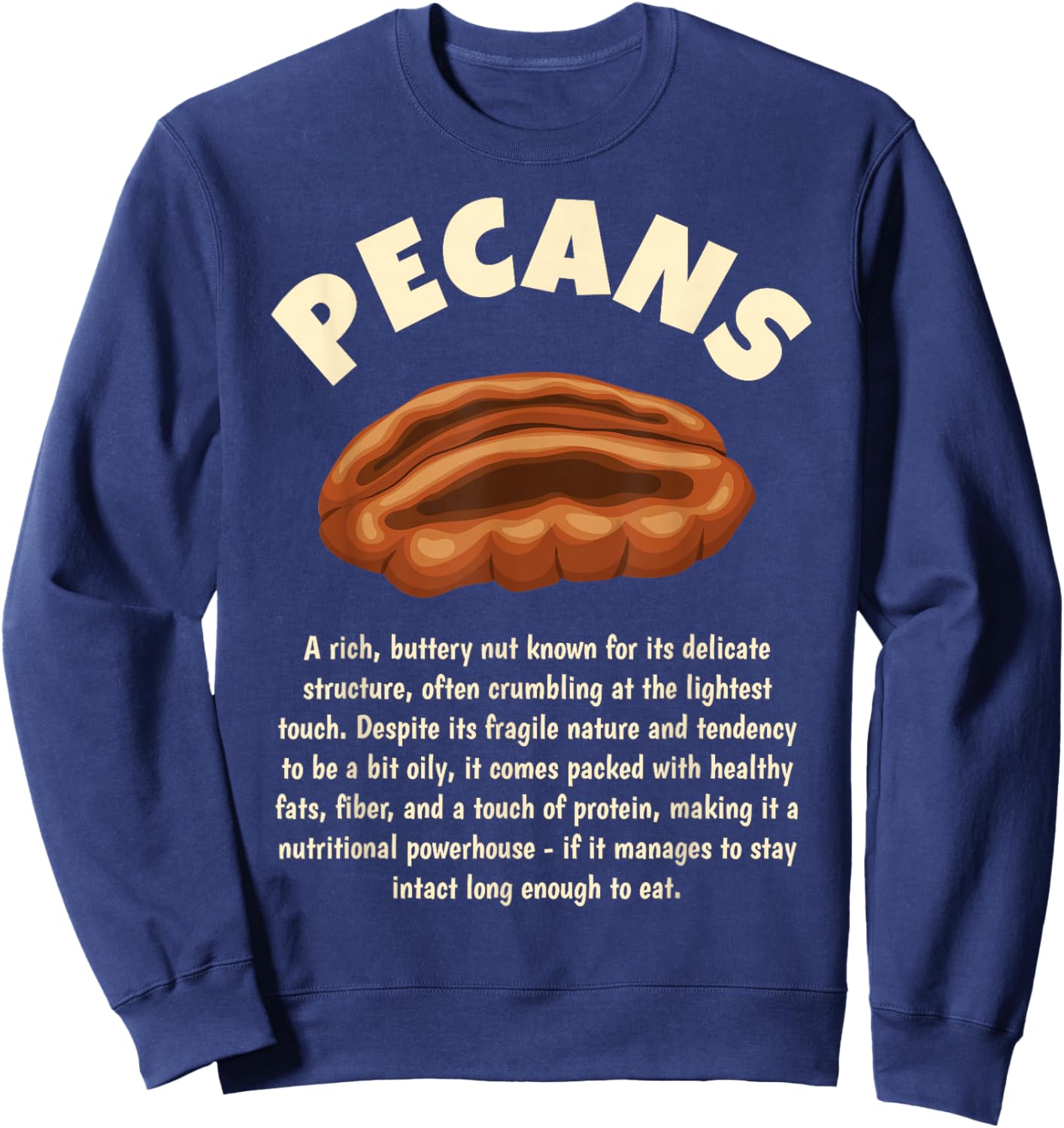 Mixed Nuts Halloween Matching Group Costume Pecans Trailmix Sweatshirt - Sweatshirt | Navy
