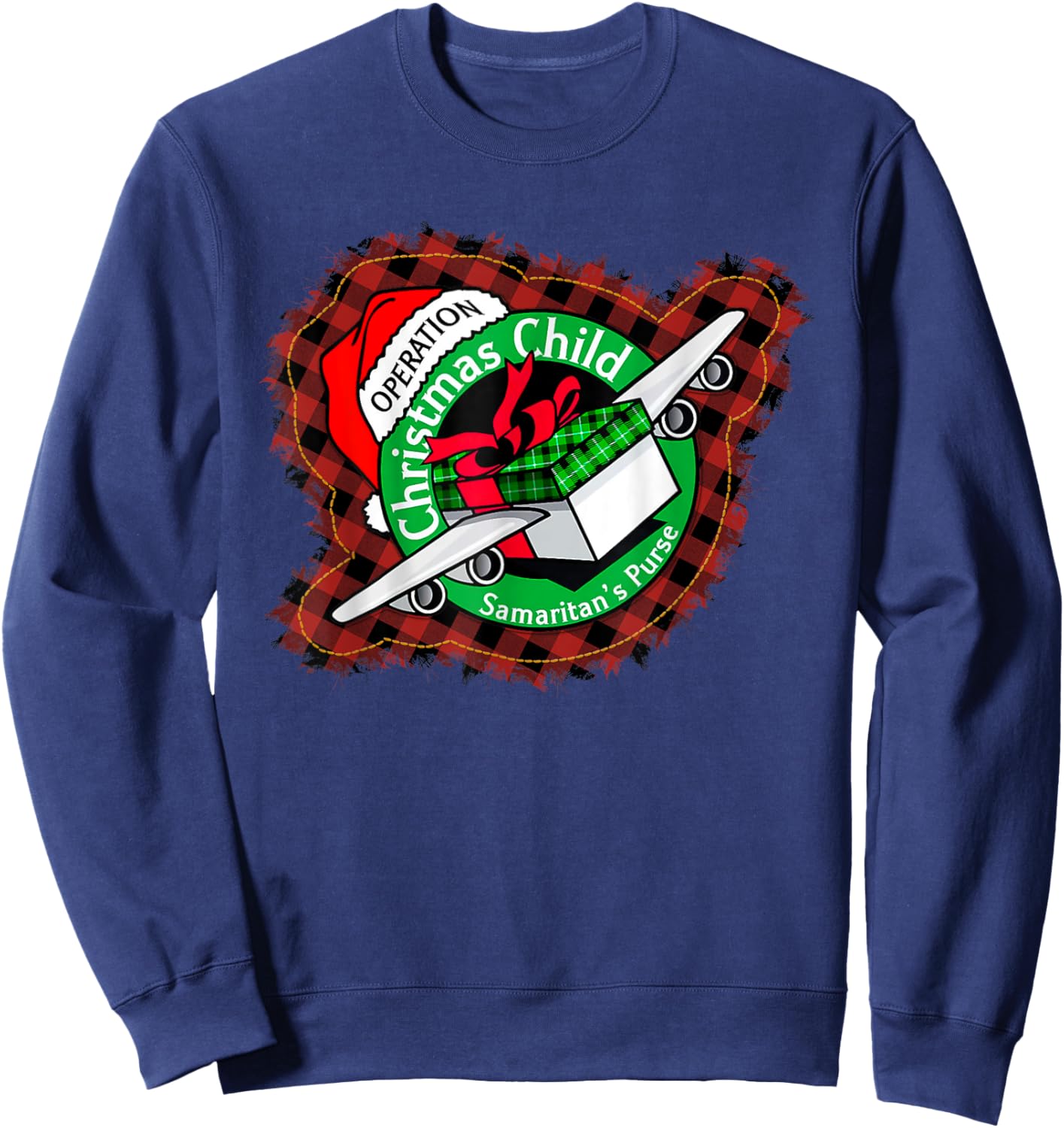 Samaritan's Purse Operation Christmas Child Funny Xmas Gifts Sweatshirt - Sweatshirt | Navy