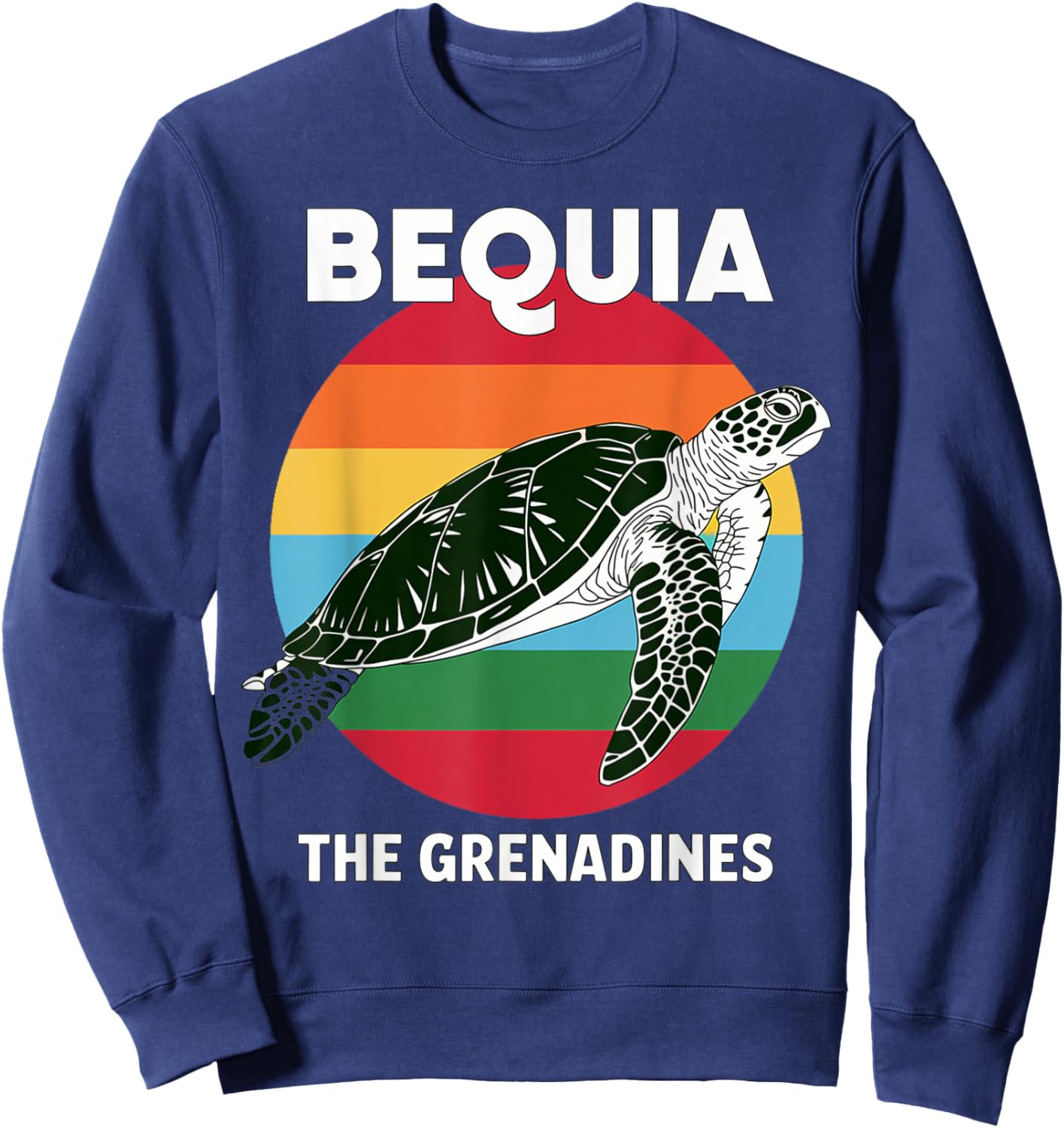 Bequia The Grenadines Vacation Souvenirs Sweatshirt - Sweatshirt | Navy