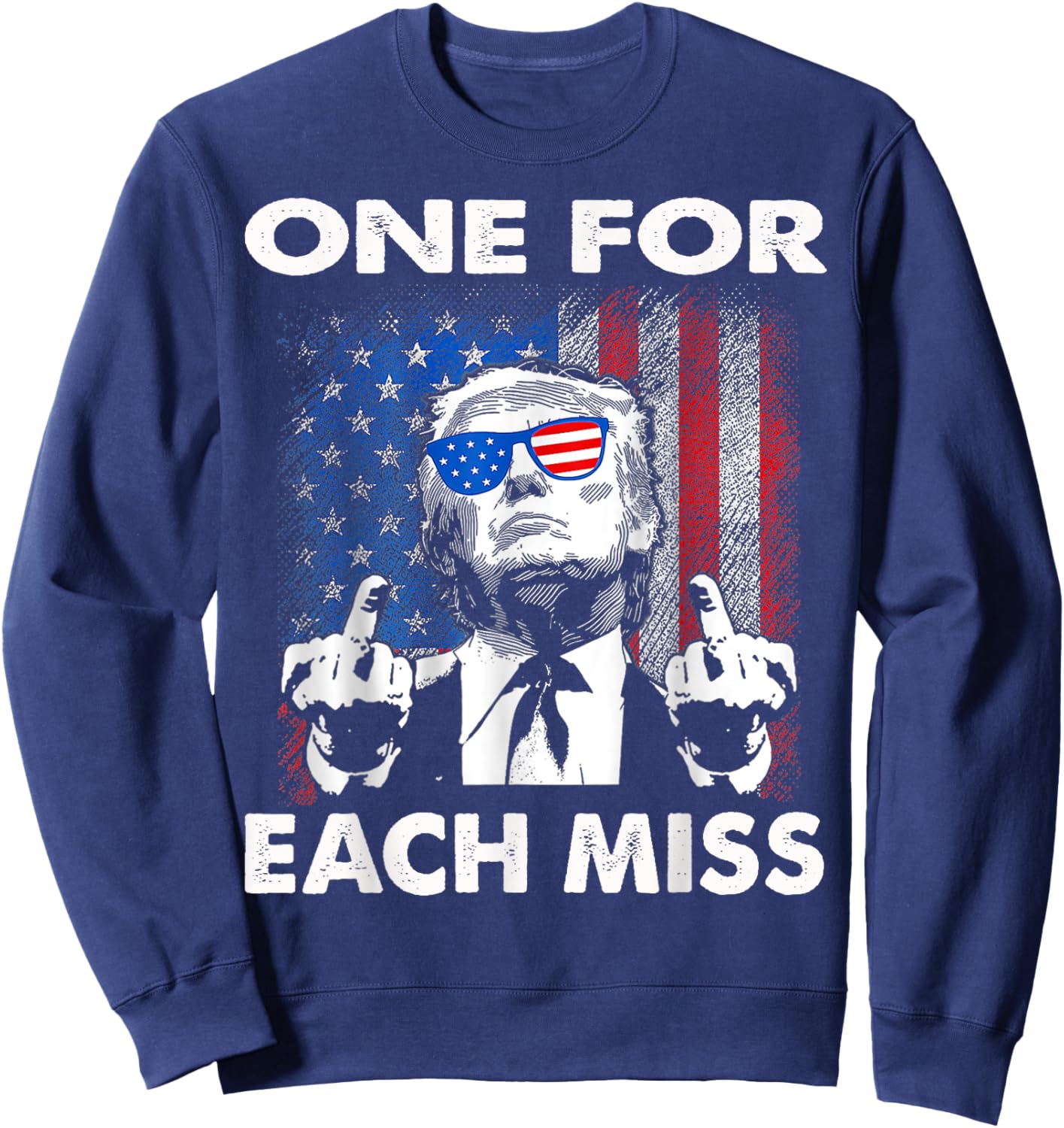 Trump One for Each Miss Sweatshirt - Sweatshirt | Navy