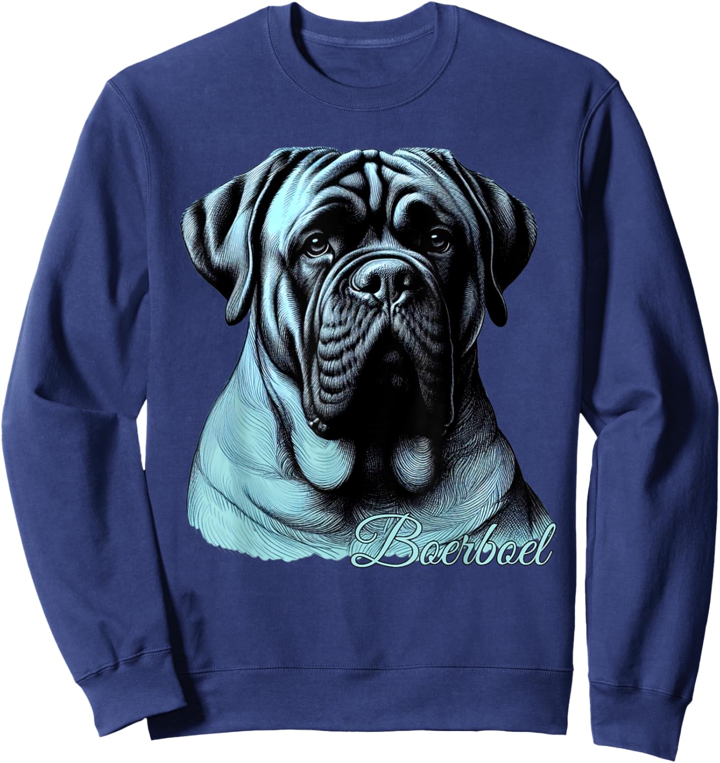 Boerboel Large Mastiff Dog Breed Owners Boerboel Dog Lovers Women Sweatshirt - Sweatshirt | Navy