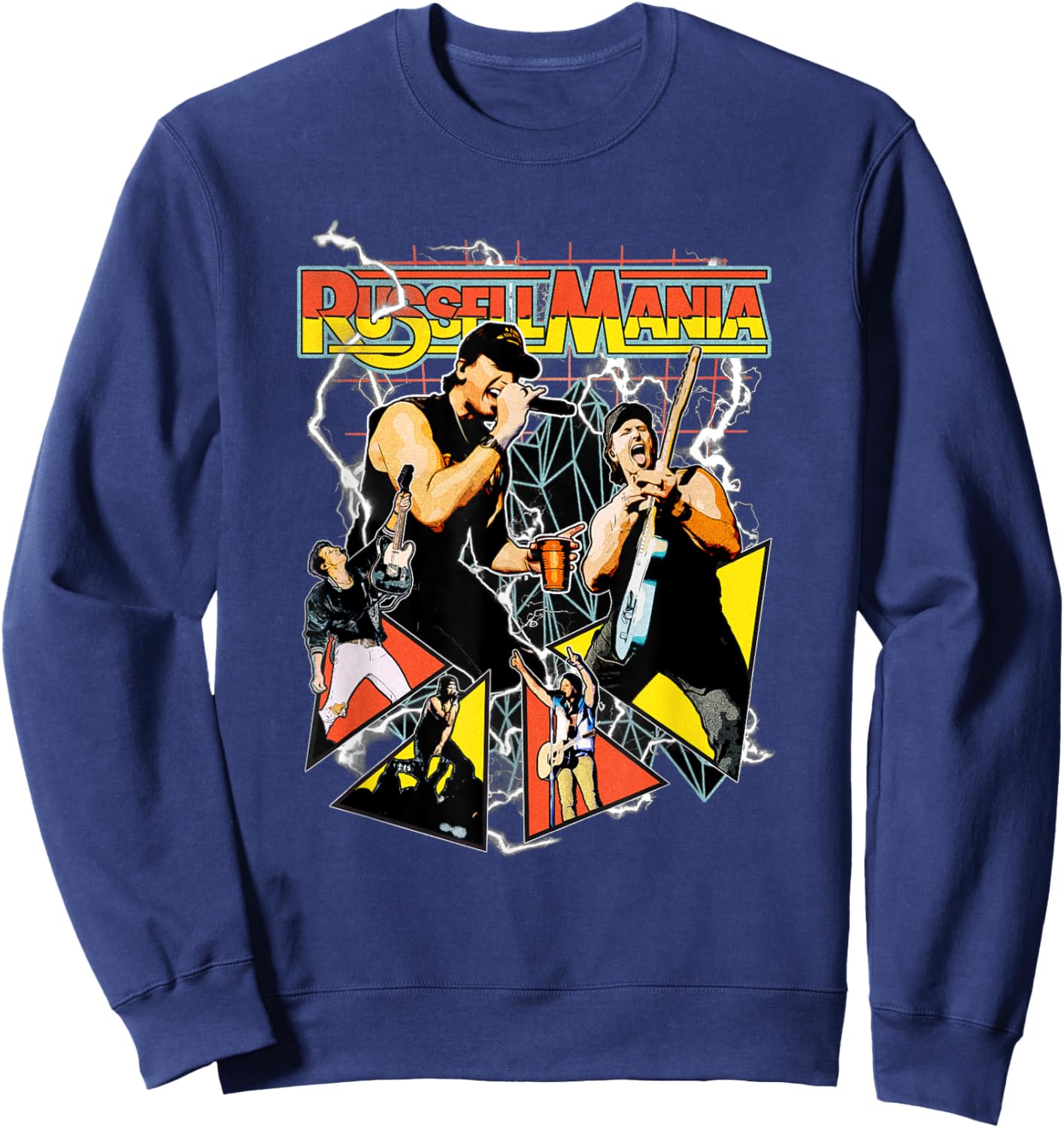 Russell Dickerson Russell Mania Sweatshirt - Sweatshirt | Navy