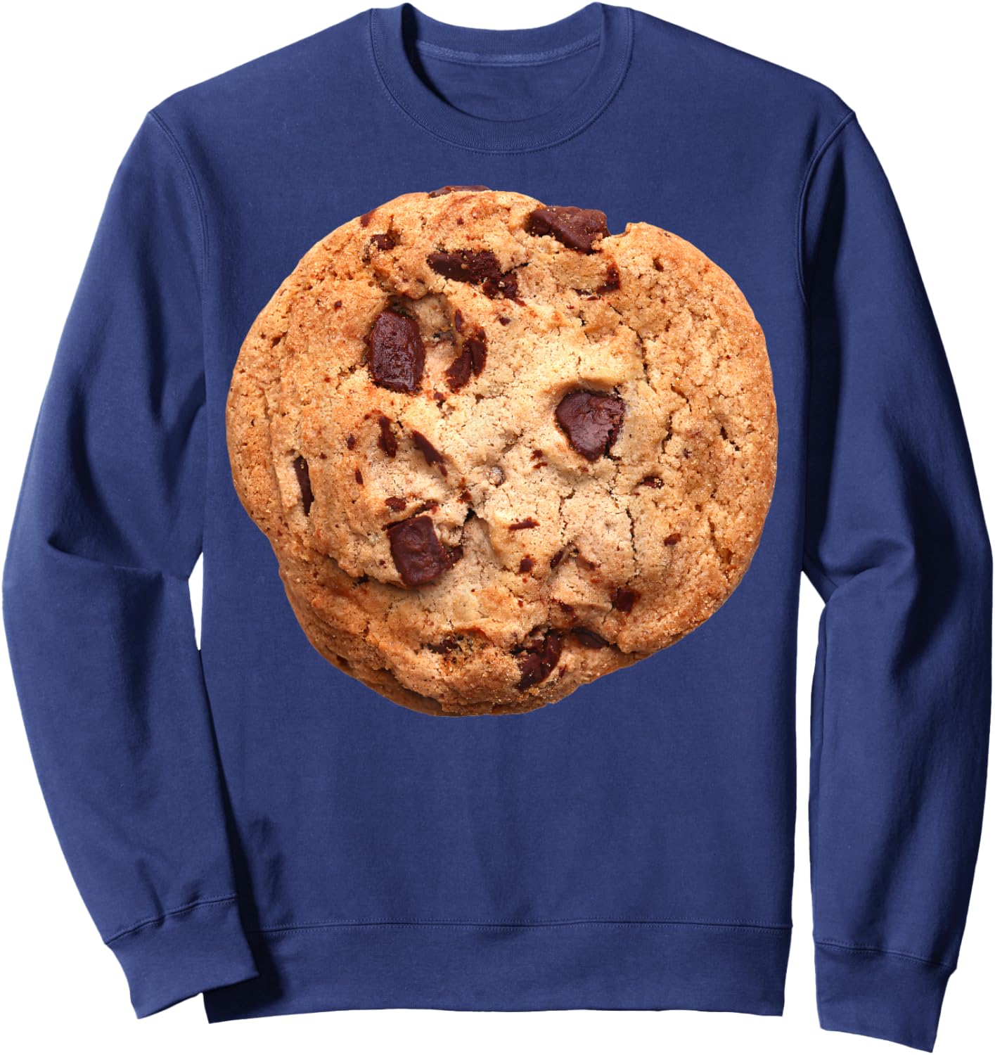 Chocolate Chip Cookie Costume Lazy Party Sweatshirt - Sweatshirt | Navy