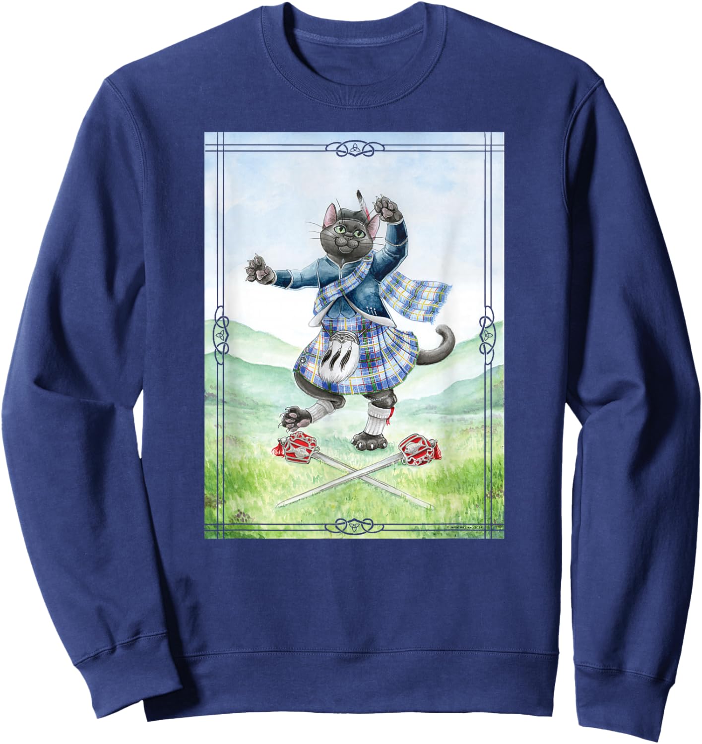 Veggie Dances the Ghillie Callum Sweatshirt - Sweatshirt | Navy