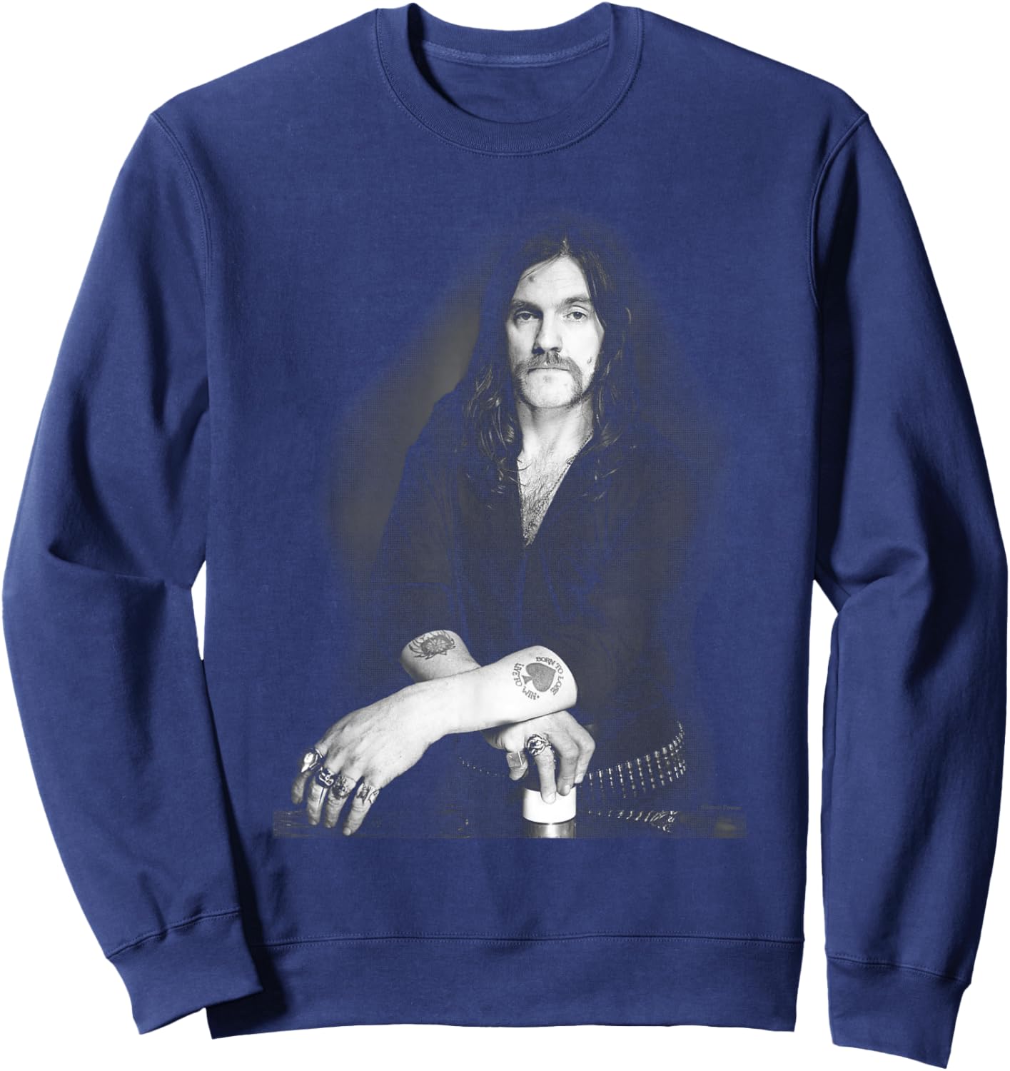 Motorhead Frontman Lemmy Kilmister By Simon Fowler Sweatshirt - Sweatshirt | Navy