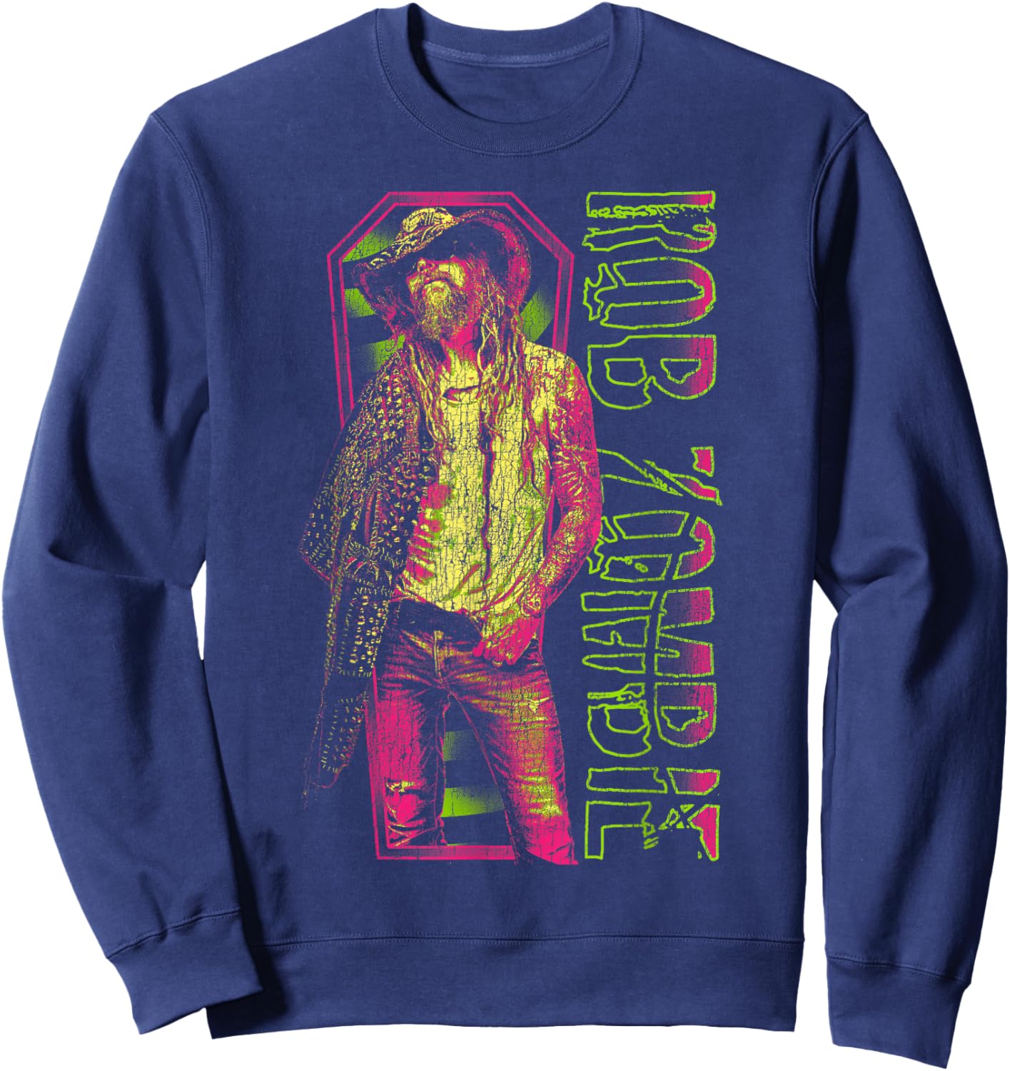 Rob Zombie – Coffin Crackle Sweatshirt - Sweatshirt | Navy