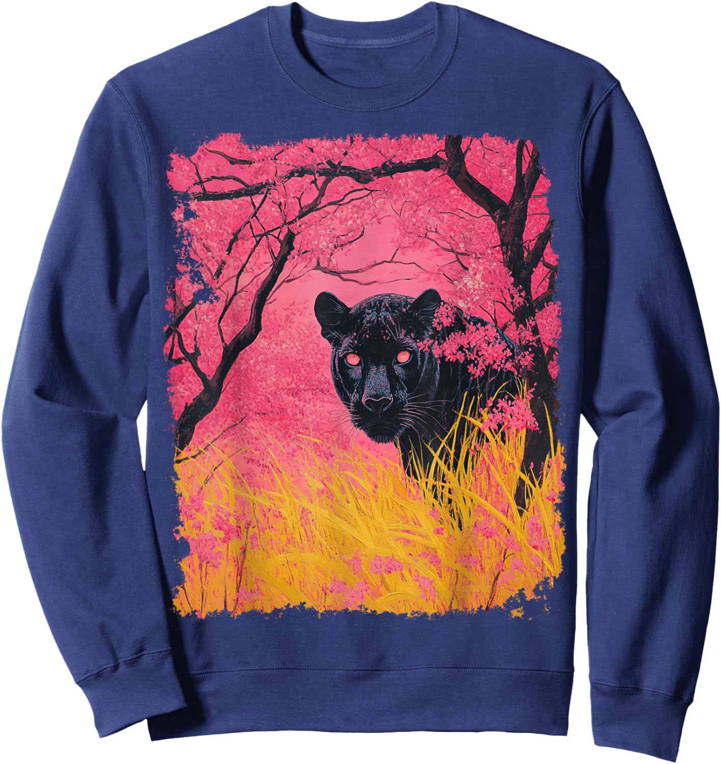 Pink Panther Black Sweatshirt - Sweatshirt | Navy