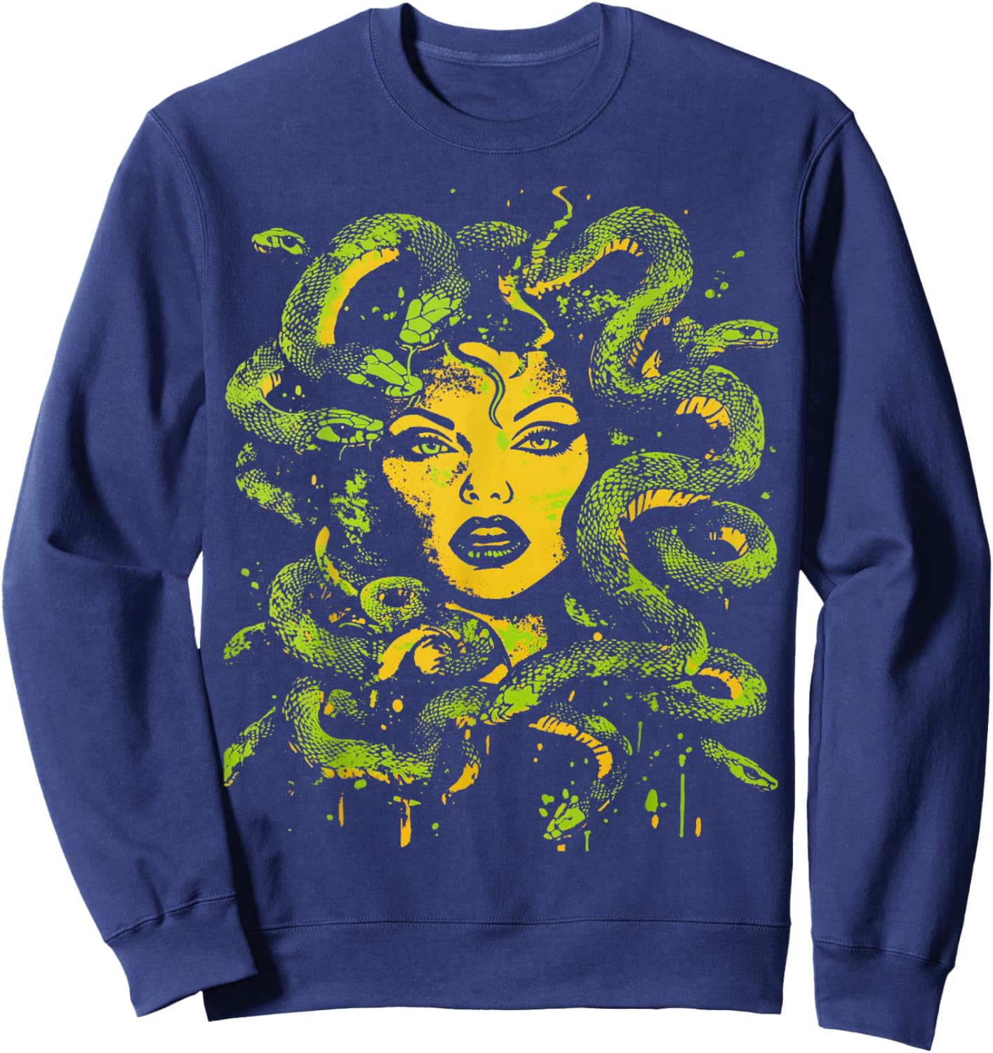 Green Medusa Sweatshirt - Sweatshirt | Navy