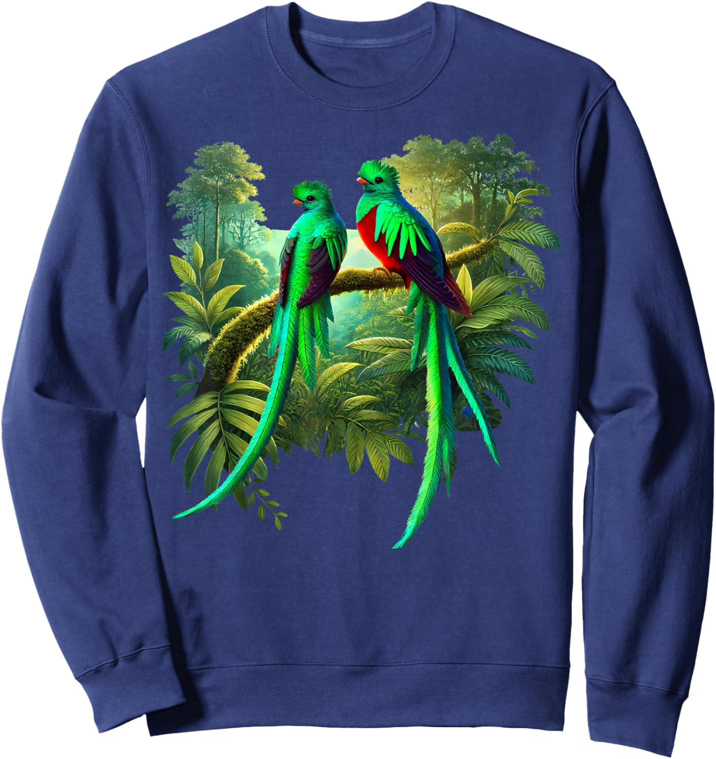 Quetzal Guatemala Chapin Antigua Tikal Tradicional Maya 502 Sweatshirt - Sweatshirt | Navy