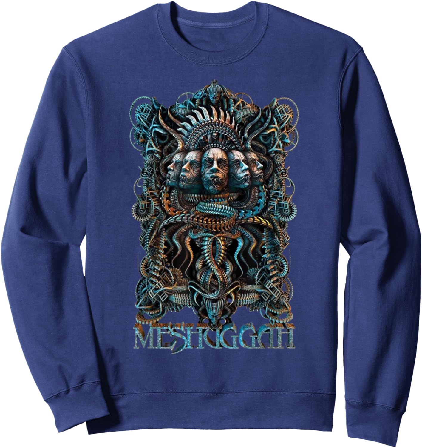 Meshuggah Graphic Design Gifts Sweatshirt - Sweatshirt | Navy