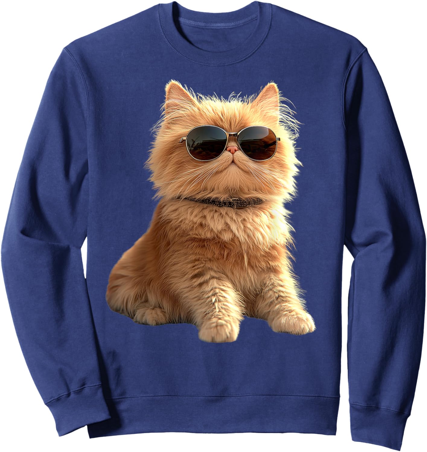Persian Cat Persian Longhair Cat Mom Cute Persian Cats Men Women Girls Kids Sweatshirt - Sweatshirt | Navy