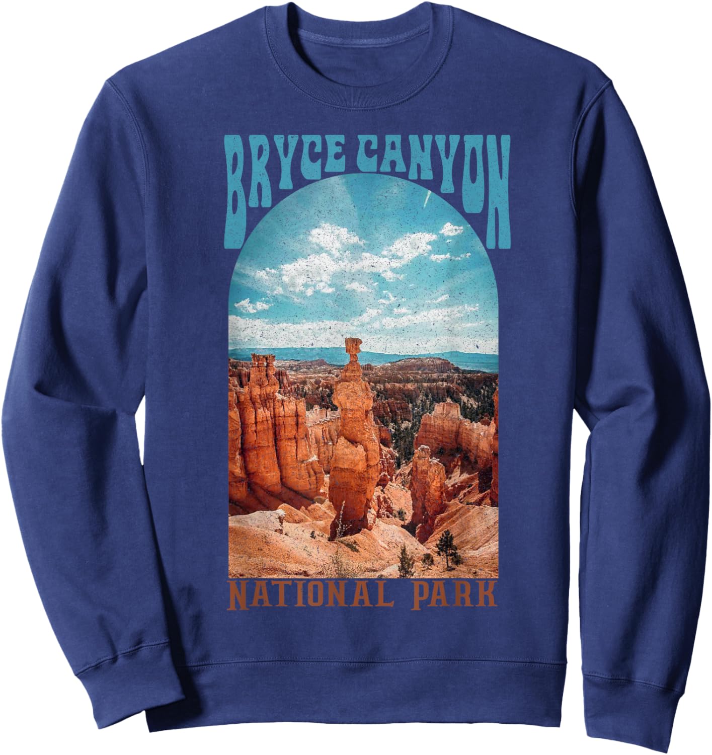 Bryce Canyon National Park Trail Explore Utah Camping Hiking Sweatshirt - Sweatshirt | Navy