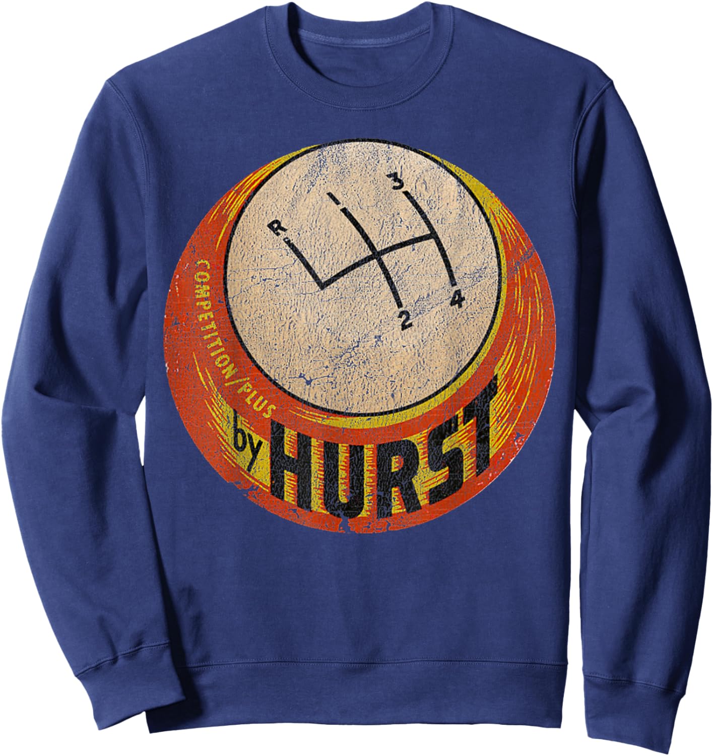 Retro Car Vintage Hurst Funny Auto Racing Mechanic Sweatshirt - Sweatshirt | Navy