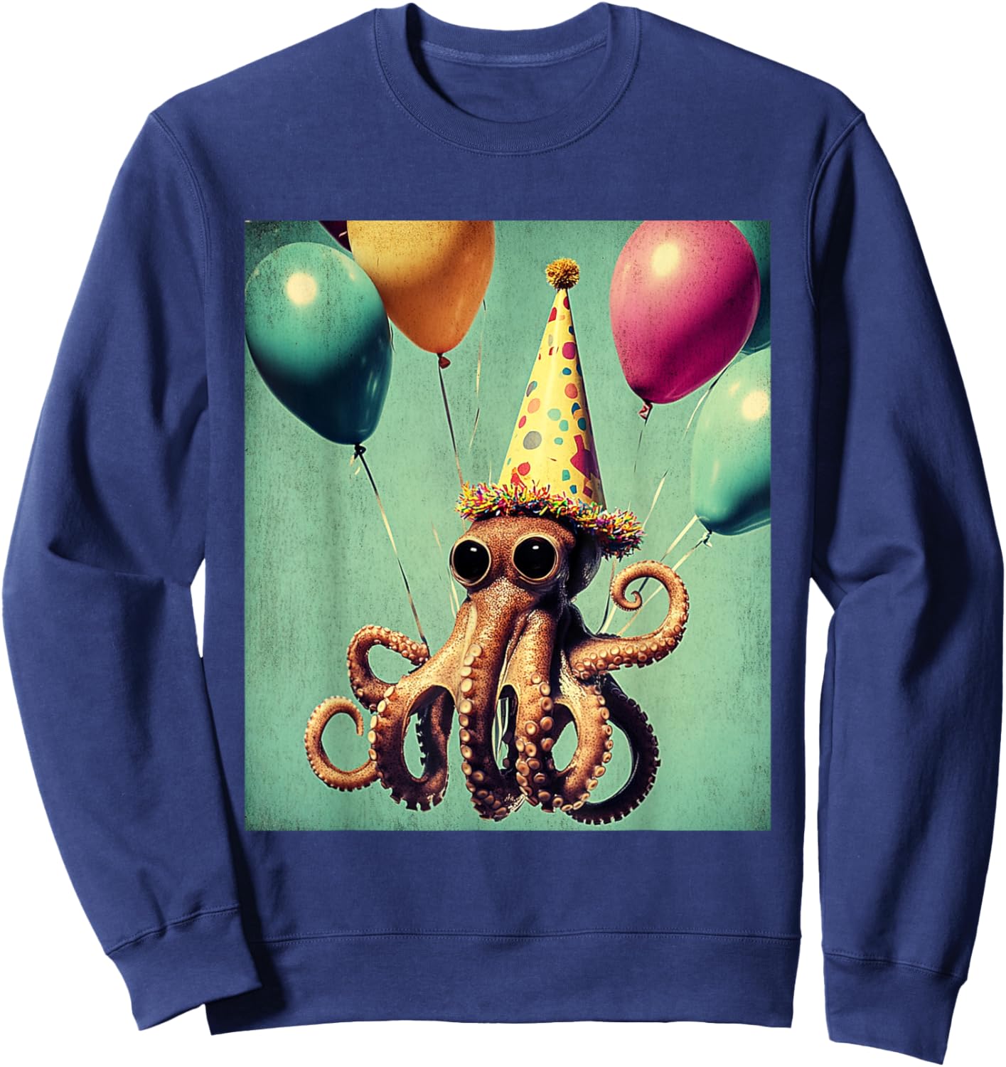 Kids Black Cartoon Sweatshirt - Sweatshirt | Navy