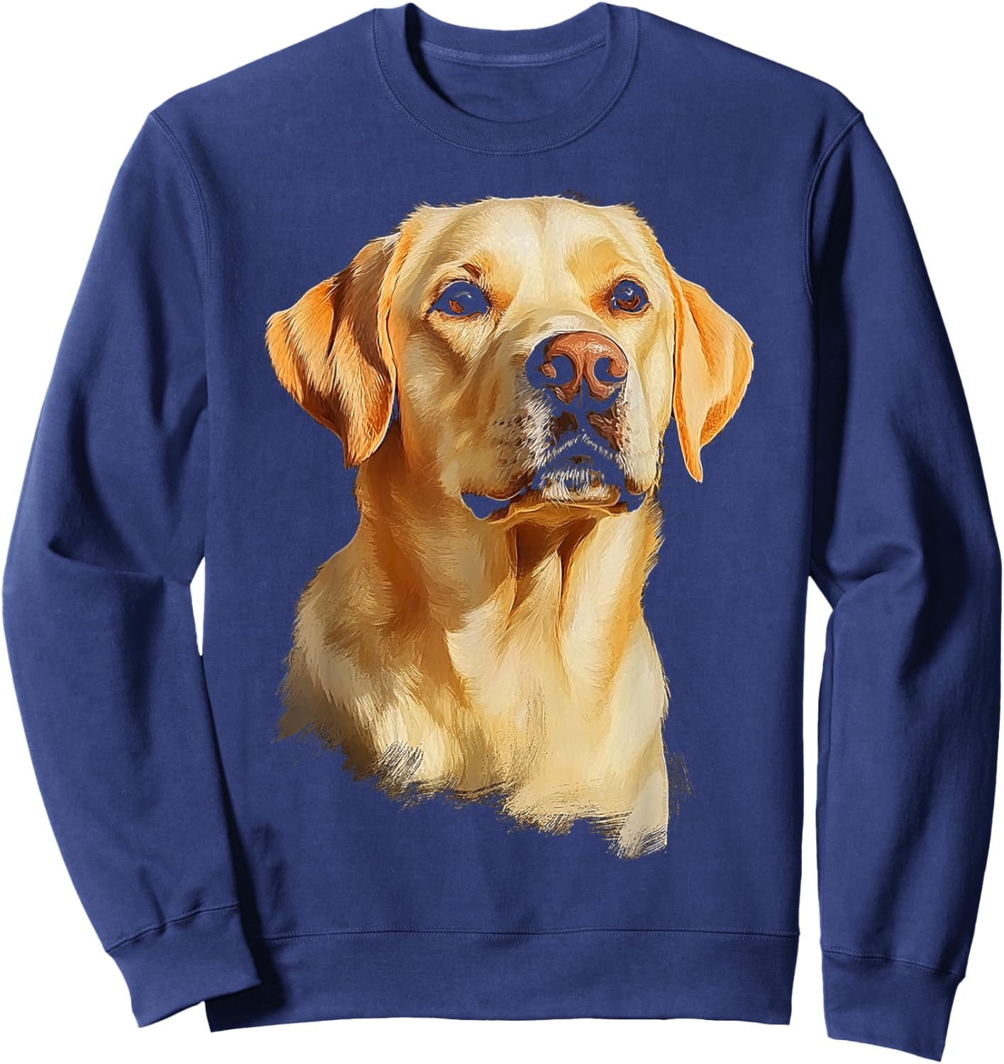 Labrador Retriever Dog Motif Pet Labrador Retriever Sweatshirt - Sweatshirt | Navy