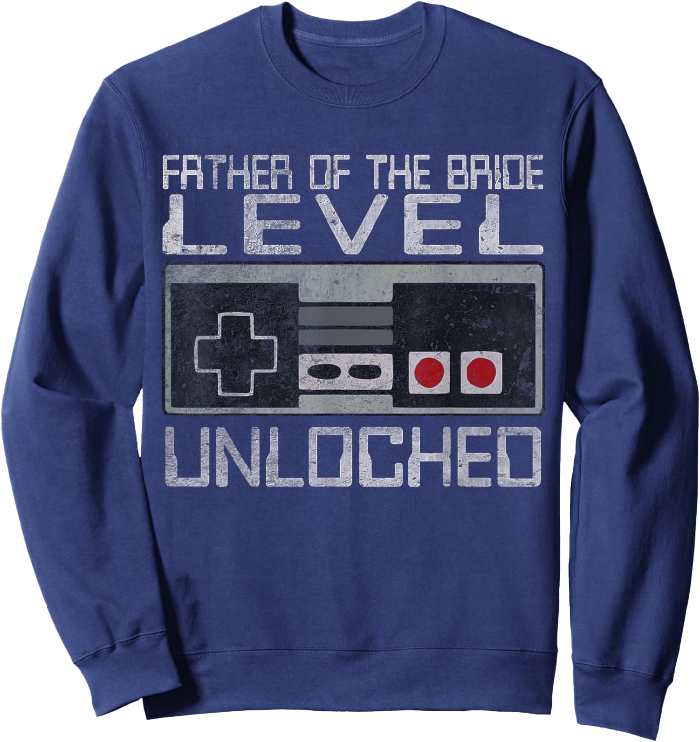 Father Of The Bride Wedding Marriage Bride Dad Celebration Sweatshirt - Sweatshirt | Navy