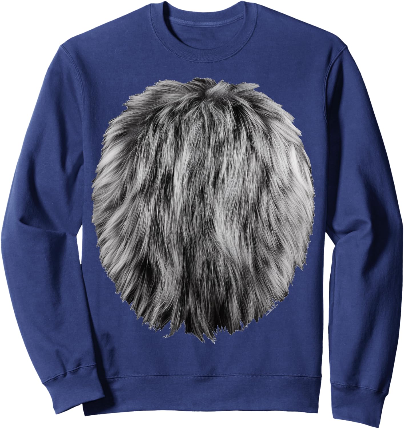 Gray Animal Belly Costume DIY Cosplay Koala Bear Mouse Wolf Sweatshirt - Sweatshirt | Navy