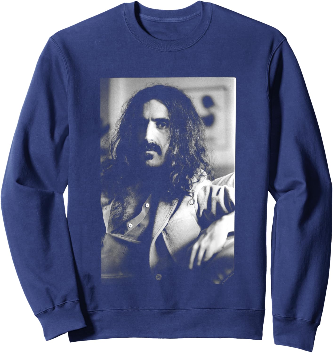 Frank Zappa London Photo Shoot by Simon Fowler Sweatshirt - Sweatshirt | Navy