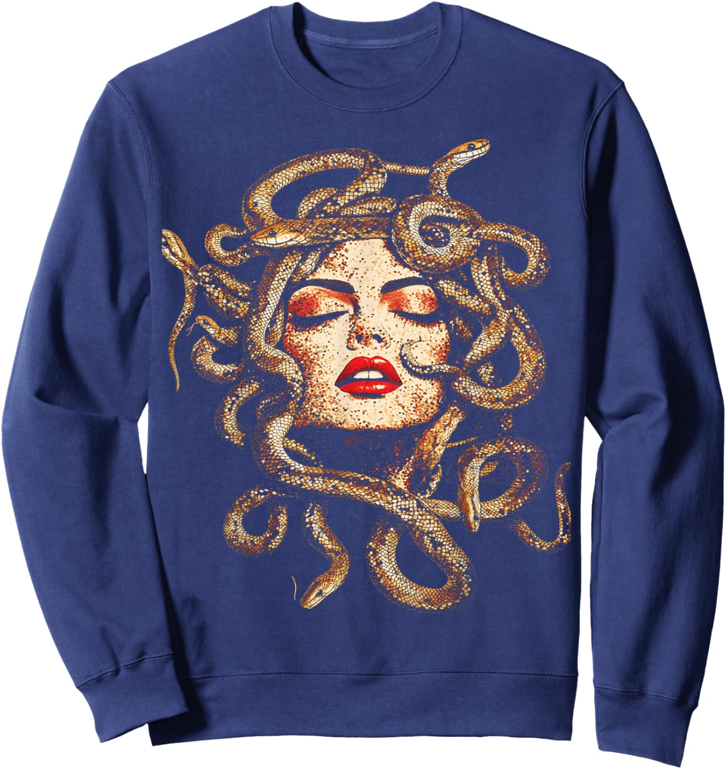 Medusa Occult Gothic Sweatshirt - Sweatshirt | Navy