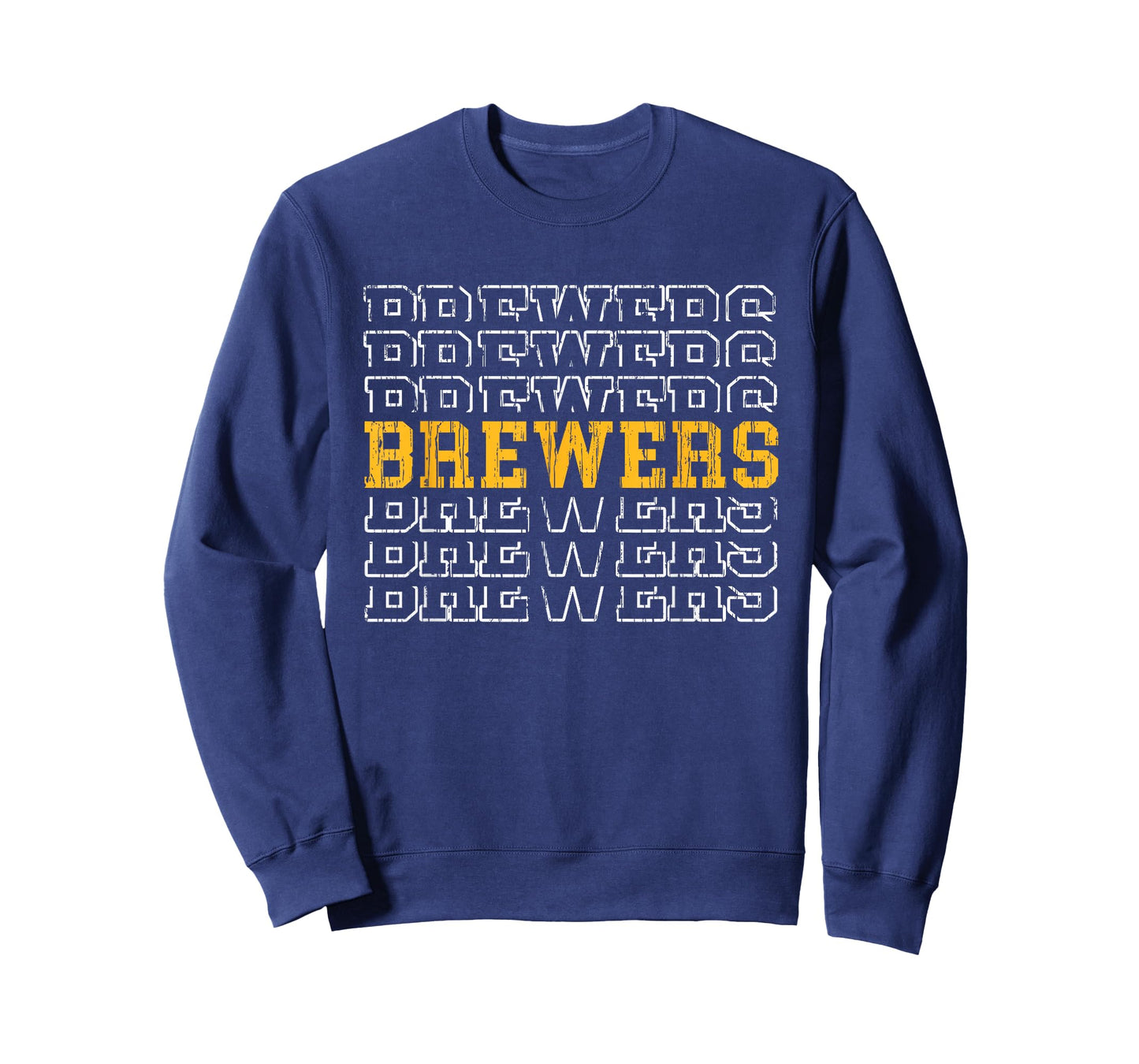 Brewers Vintage Gift for Men Women Boys Girls Kids Youth T-Shirt - Sweatshirt | Navy