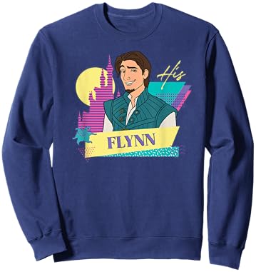 Disney Tangled Retro ’90s Couples Matching His Flynn Rider Sweatshirt - Sweatshirt | Navy