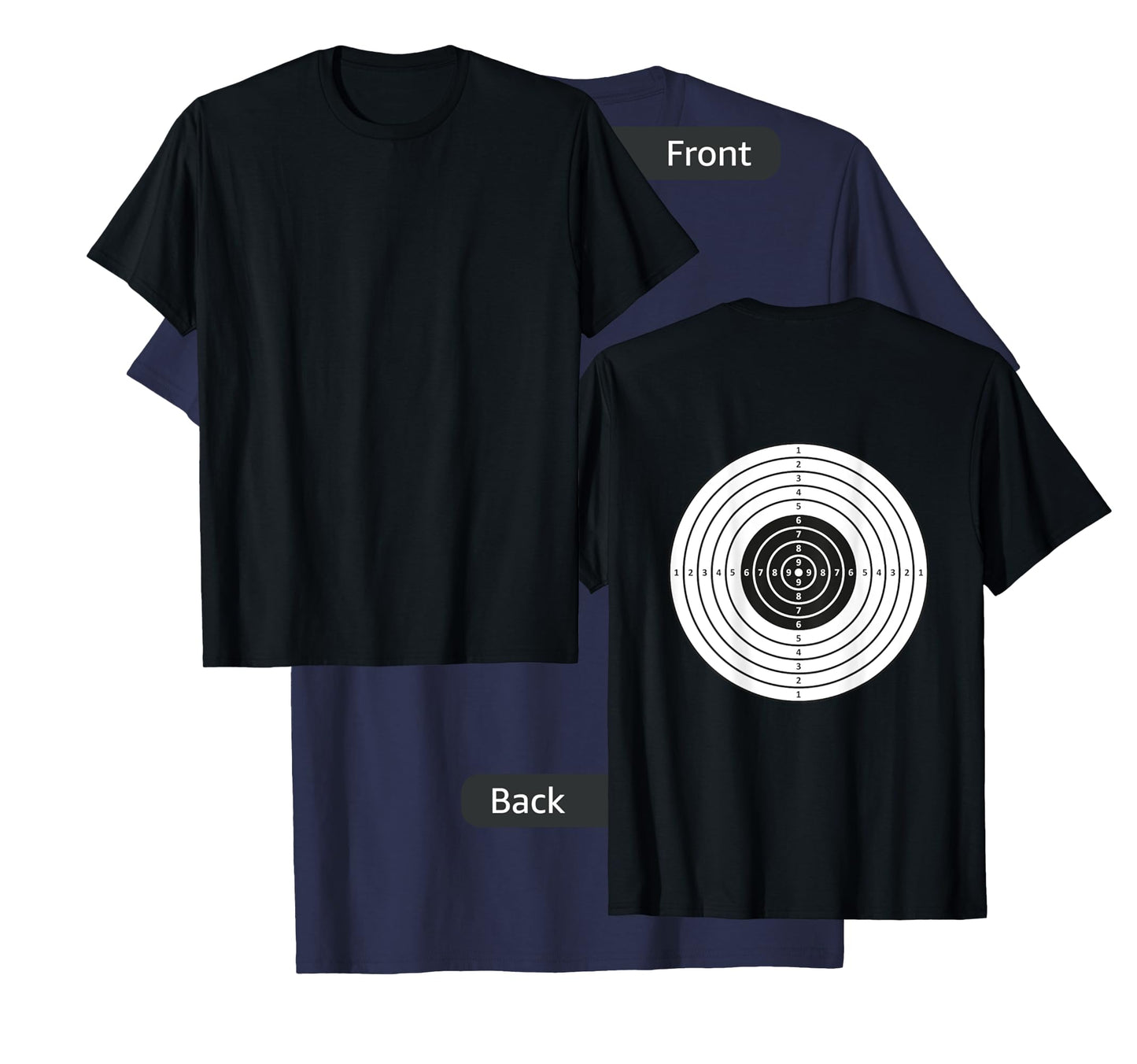 (Target on BACK, front is blank) Target on My Back T-Shirt