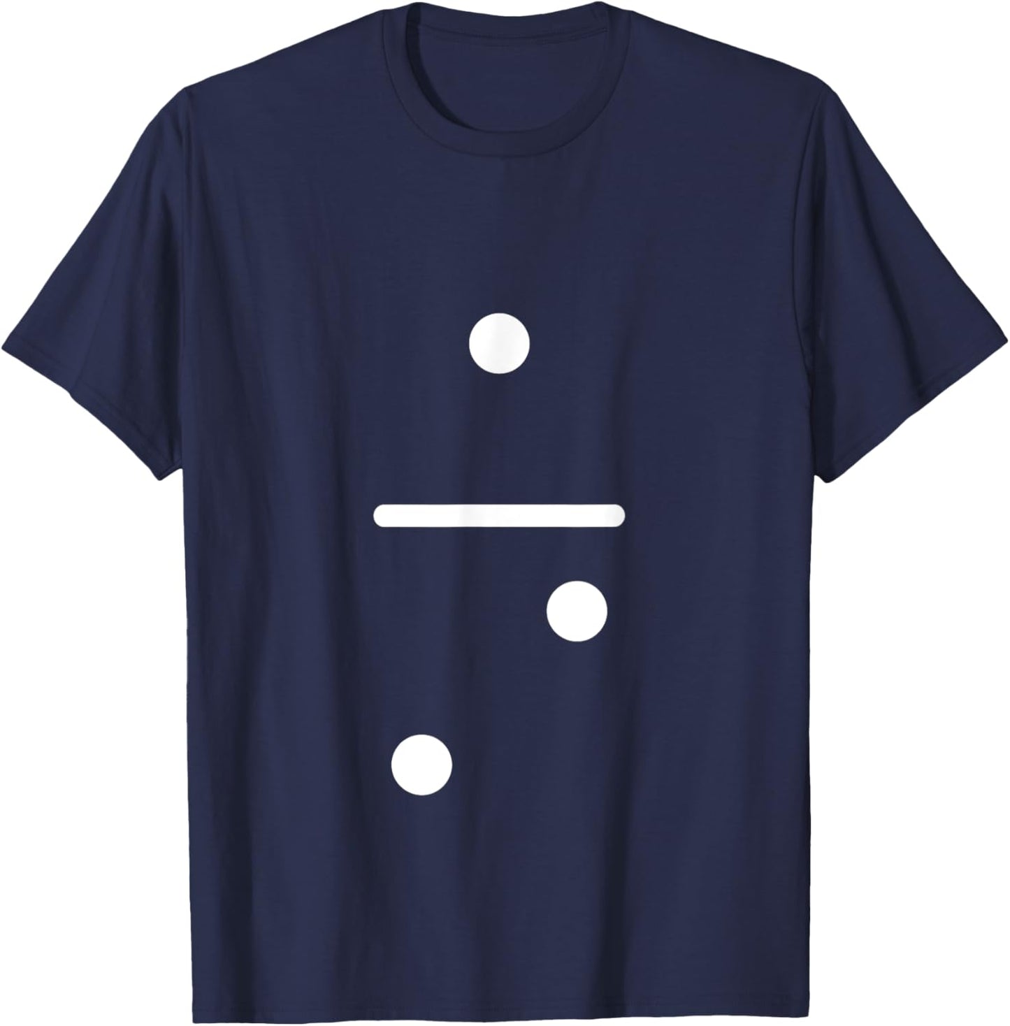 Domino Game 1 2 Dots Matching Halloween Group Costume T-Shirt - T-Shirt | Navy