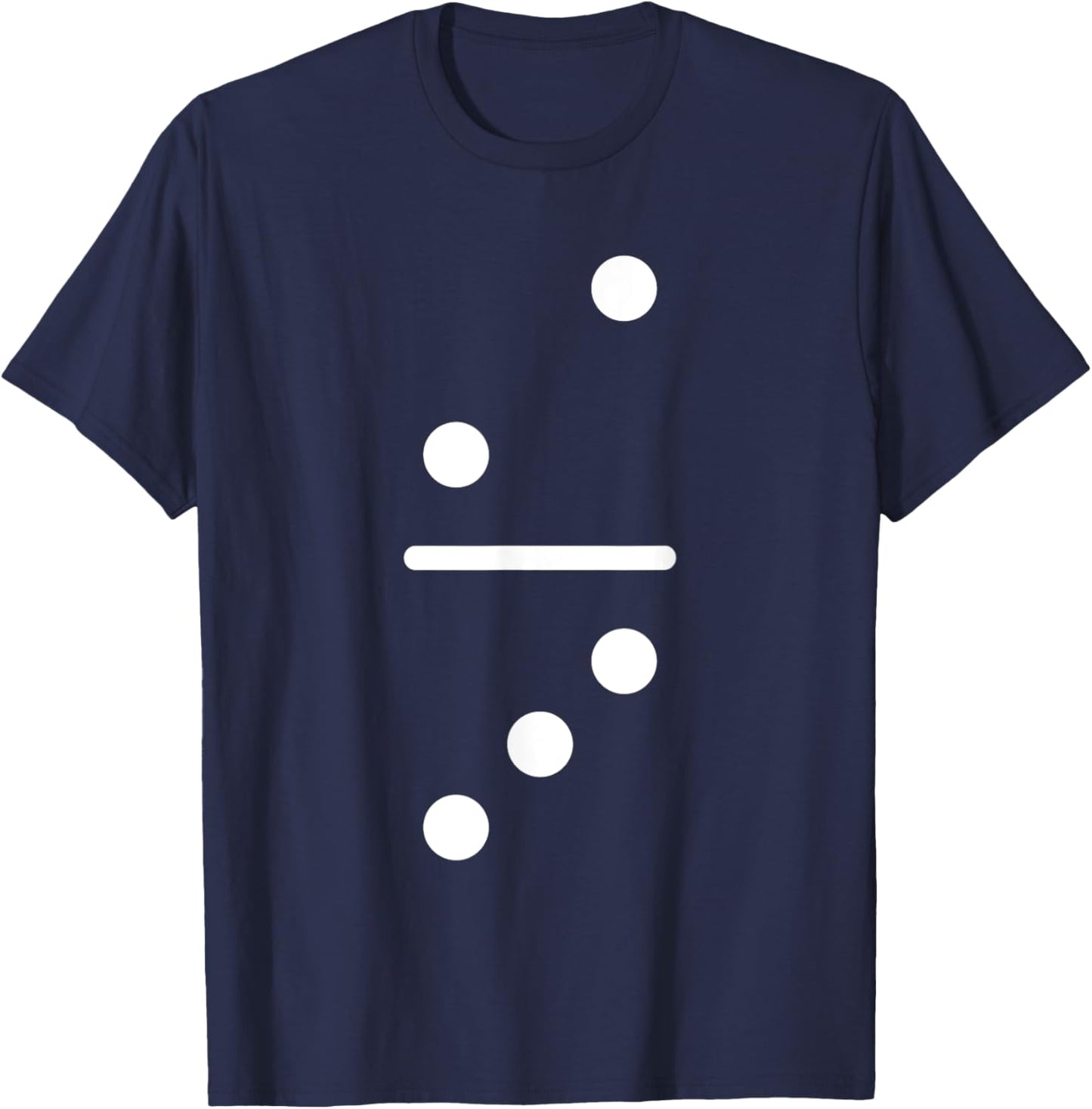 Domino Game 2 3 Dots Matching Halloween Group Costume T-Shirt - T-Shirt | Navy