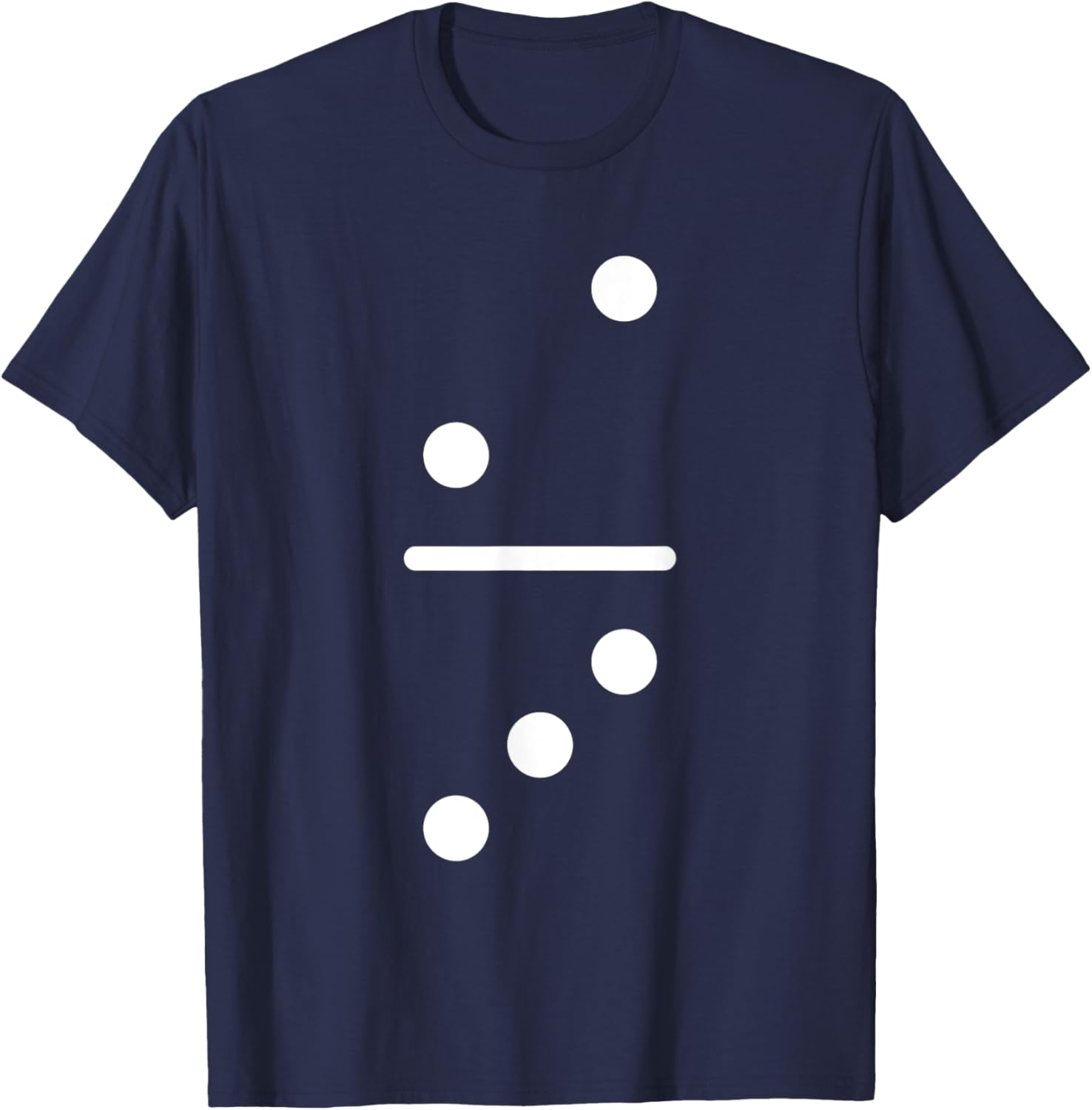 Domino Game 2 3 Dots Matching Halloween Group Costume T-Shirt - T-Shirt | Navy
