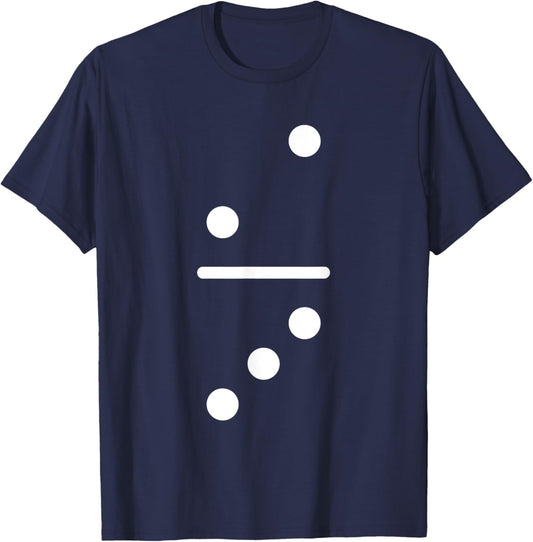 Domino Game 2 3 Dots Matching Halloween Group Costume T-Shirt - T-Shirt | Navy